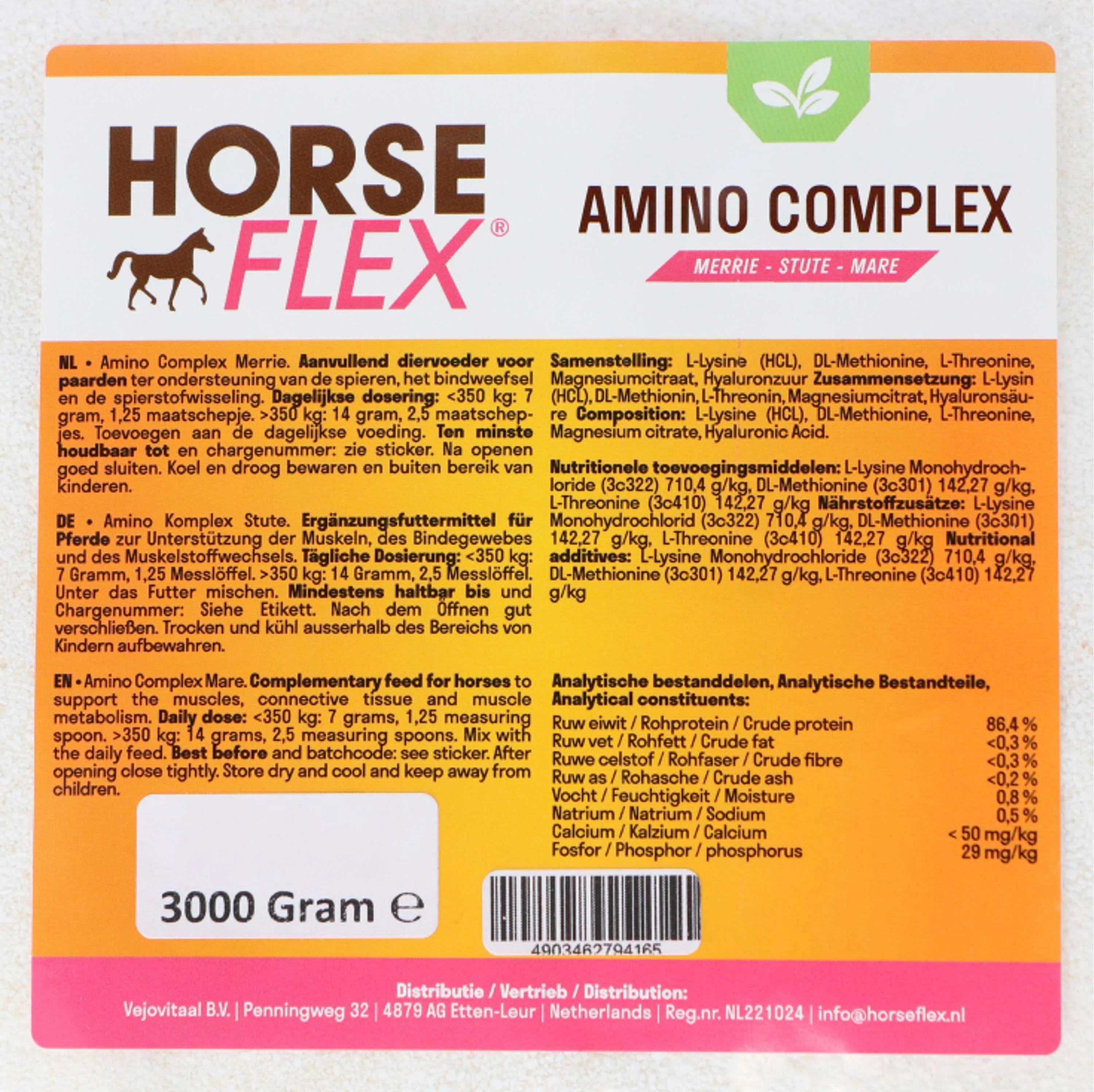 HorseFlex Amino Complex jument Recharge - Image 3