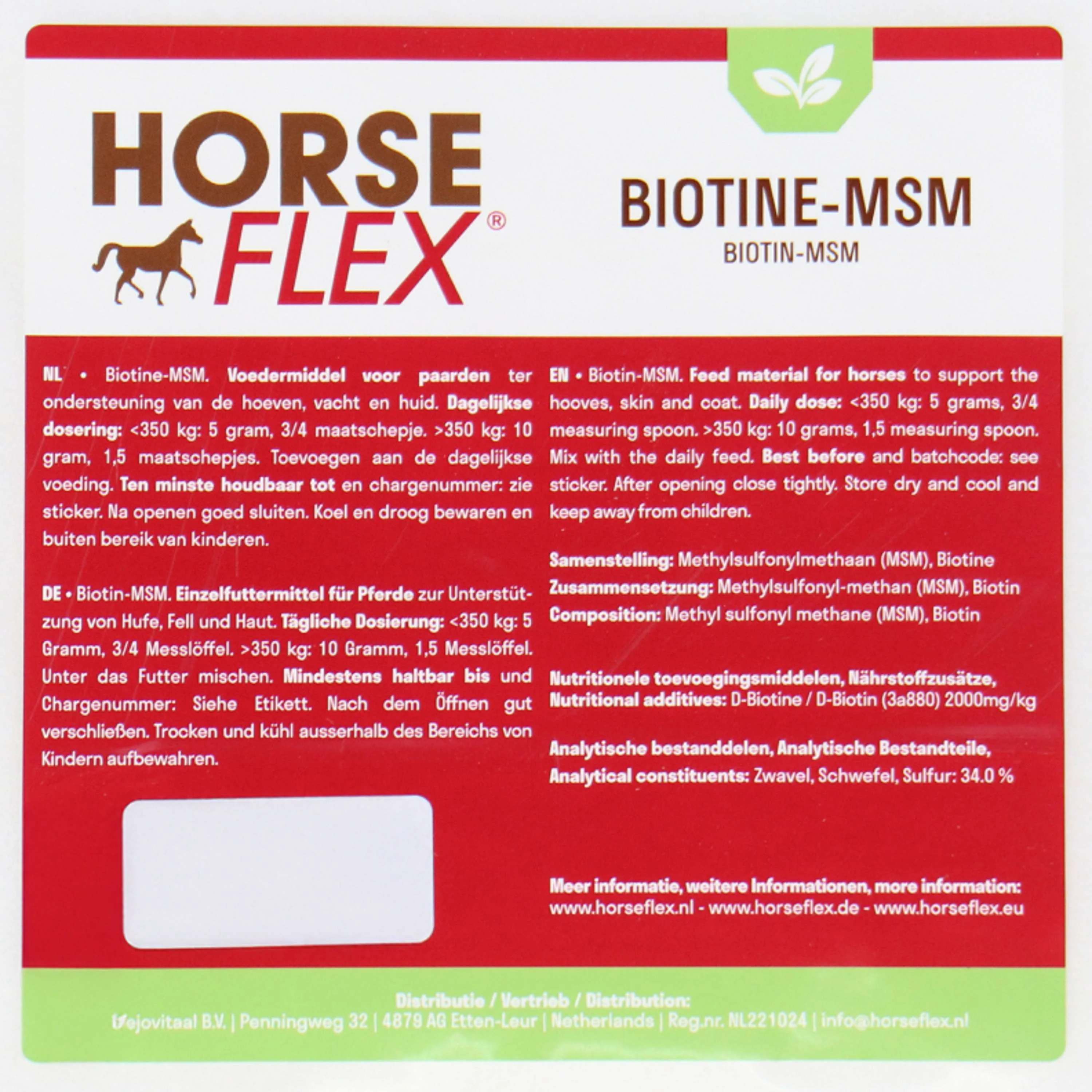 HorseFlex Biotine-MSM Recharge - Image 3