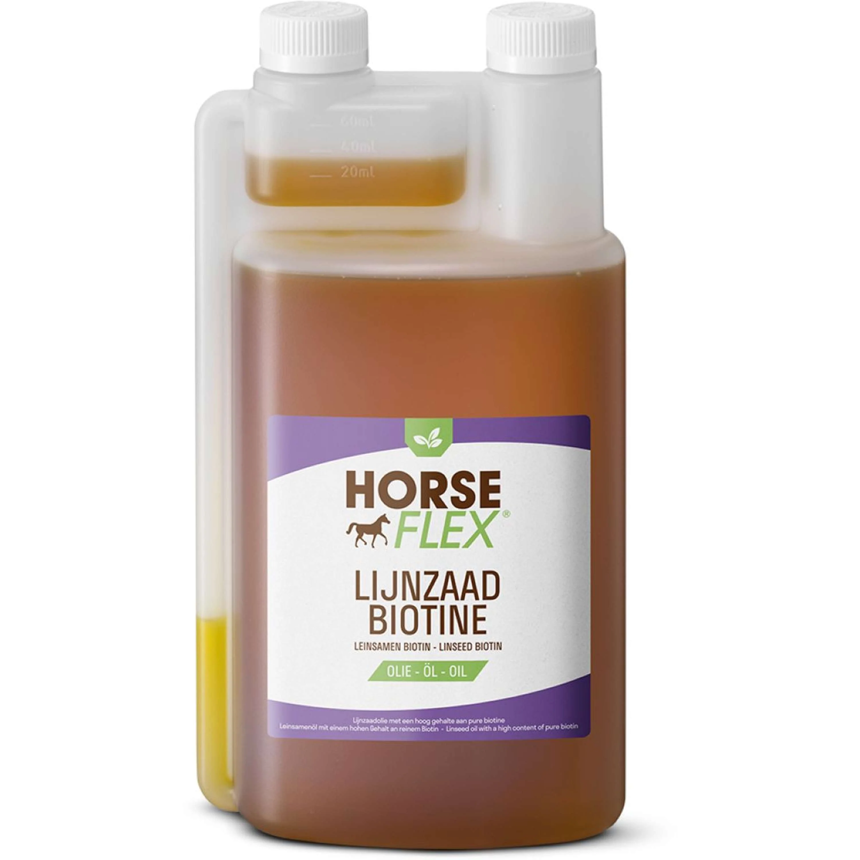 HorseFlex Huile de biotine de graines de lin - Image 3