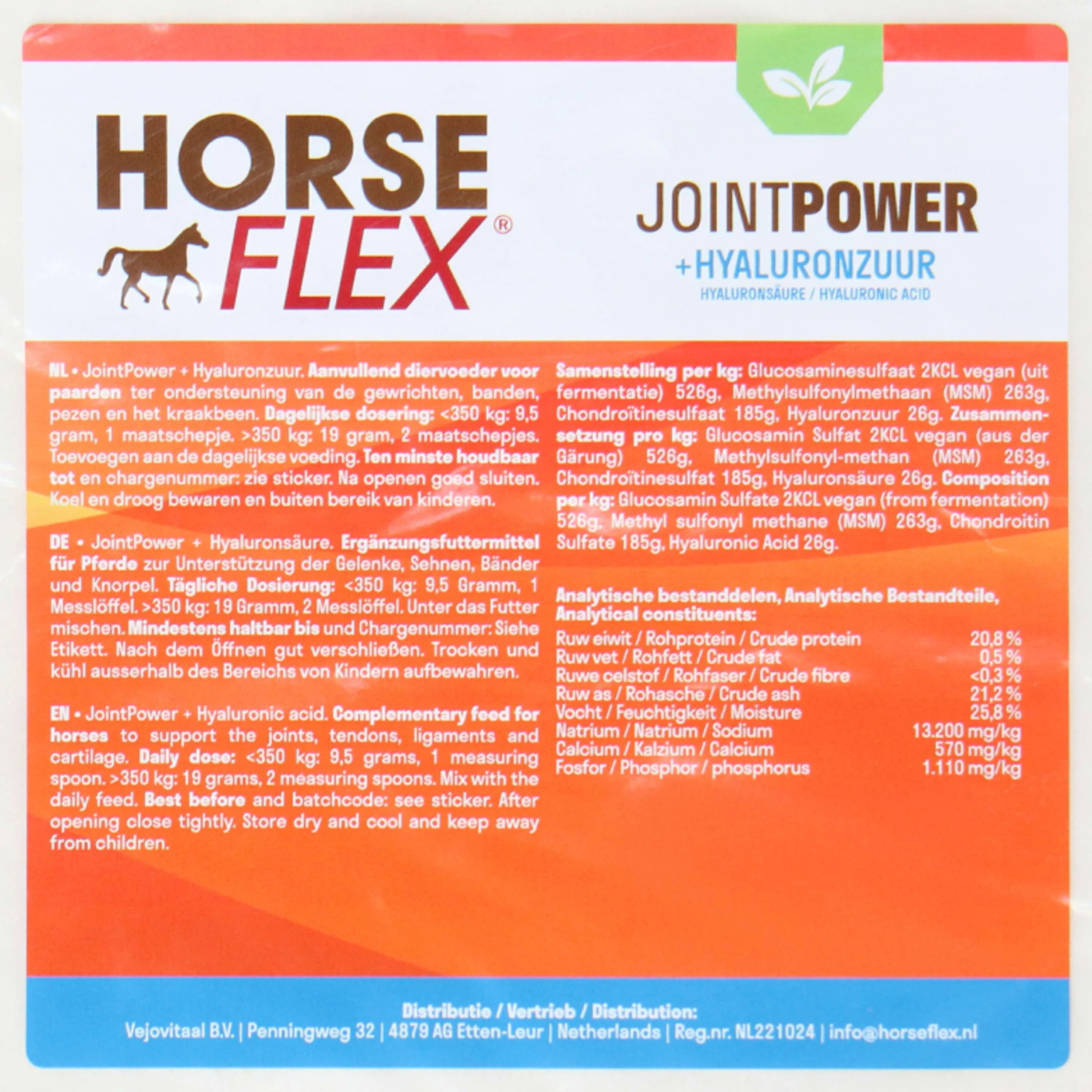 HorseFlex Jointpower + Acide hyaluronique Recharge - Image 3