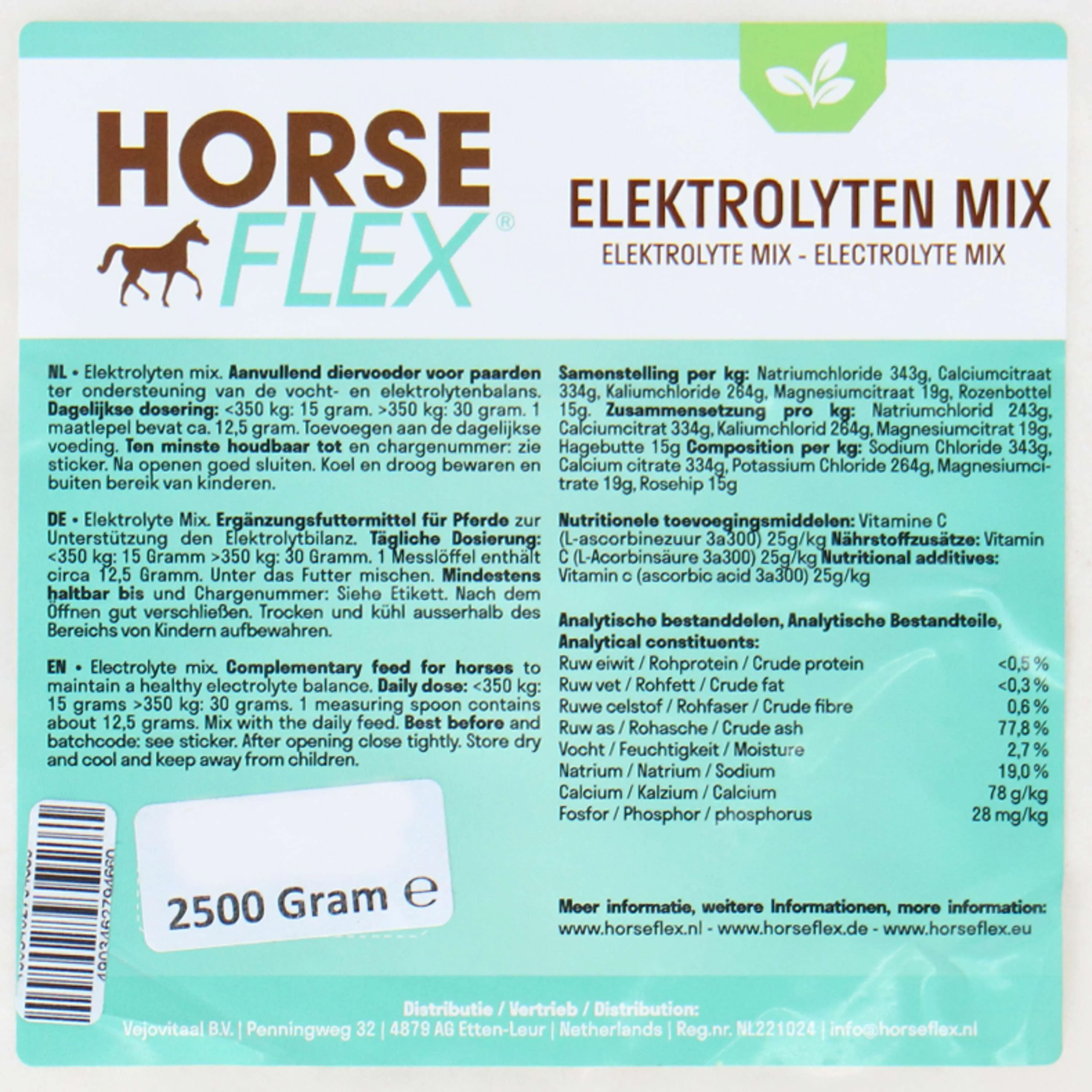 HorseFlex Mélange d'électrolytes Recharge - Image 3