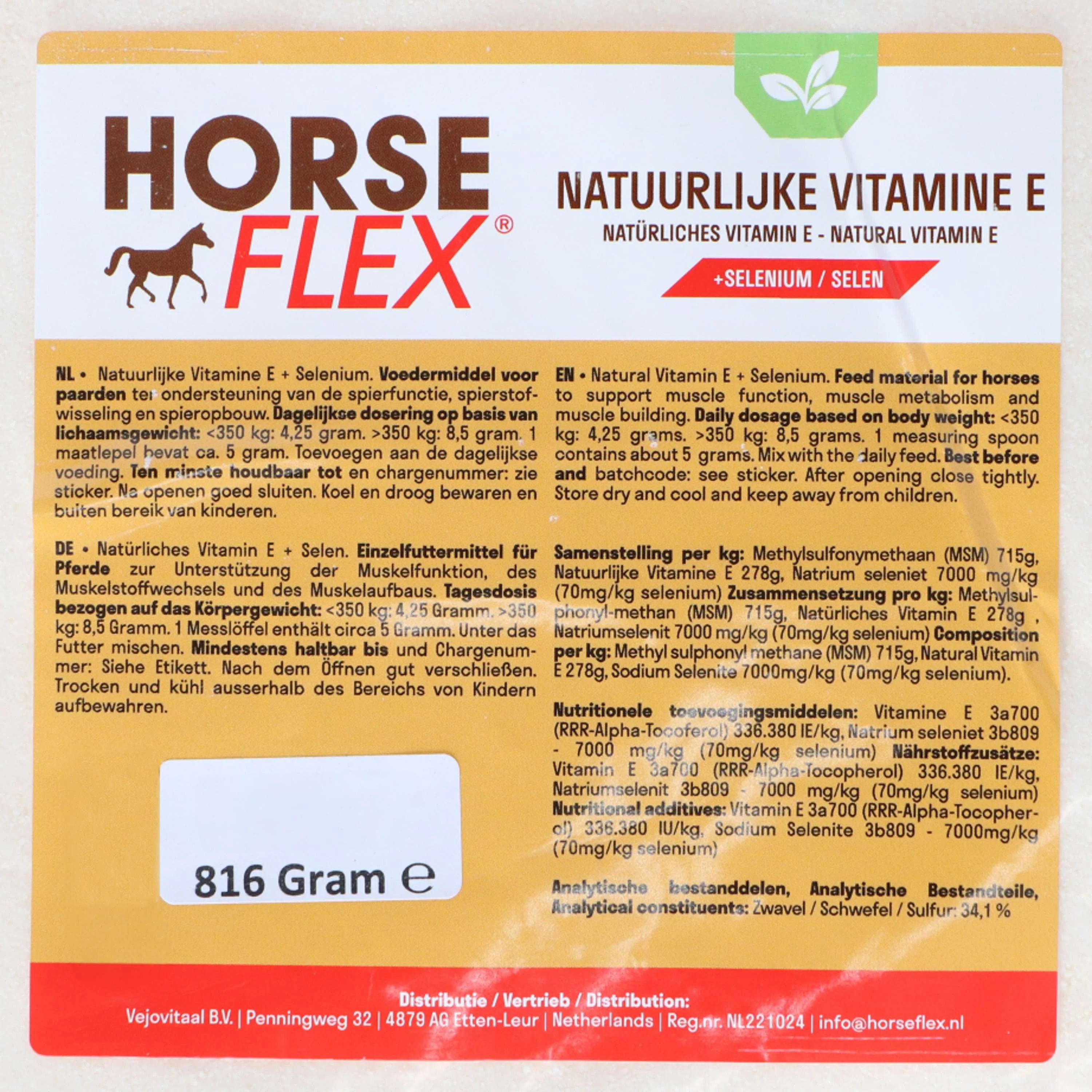 HorseFlex Vitamine E naturelle + Sélénium Recharge - Image 3