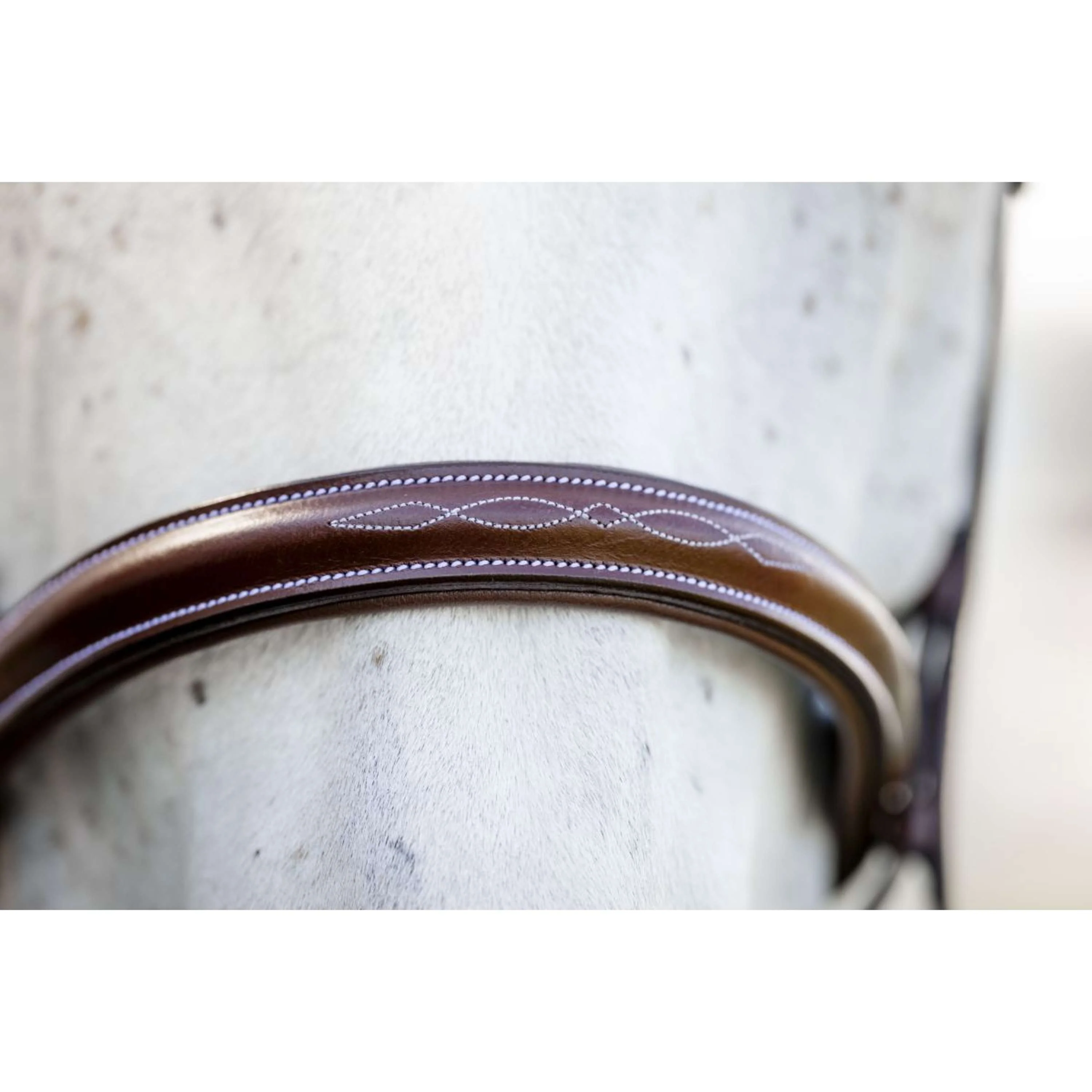 Horseware Bride Hunter Cavesson avec Rênes Dark Tan - Image 5