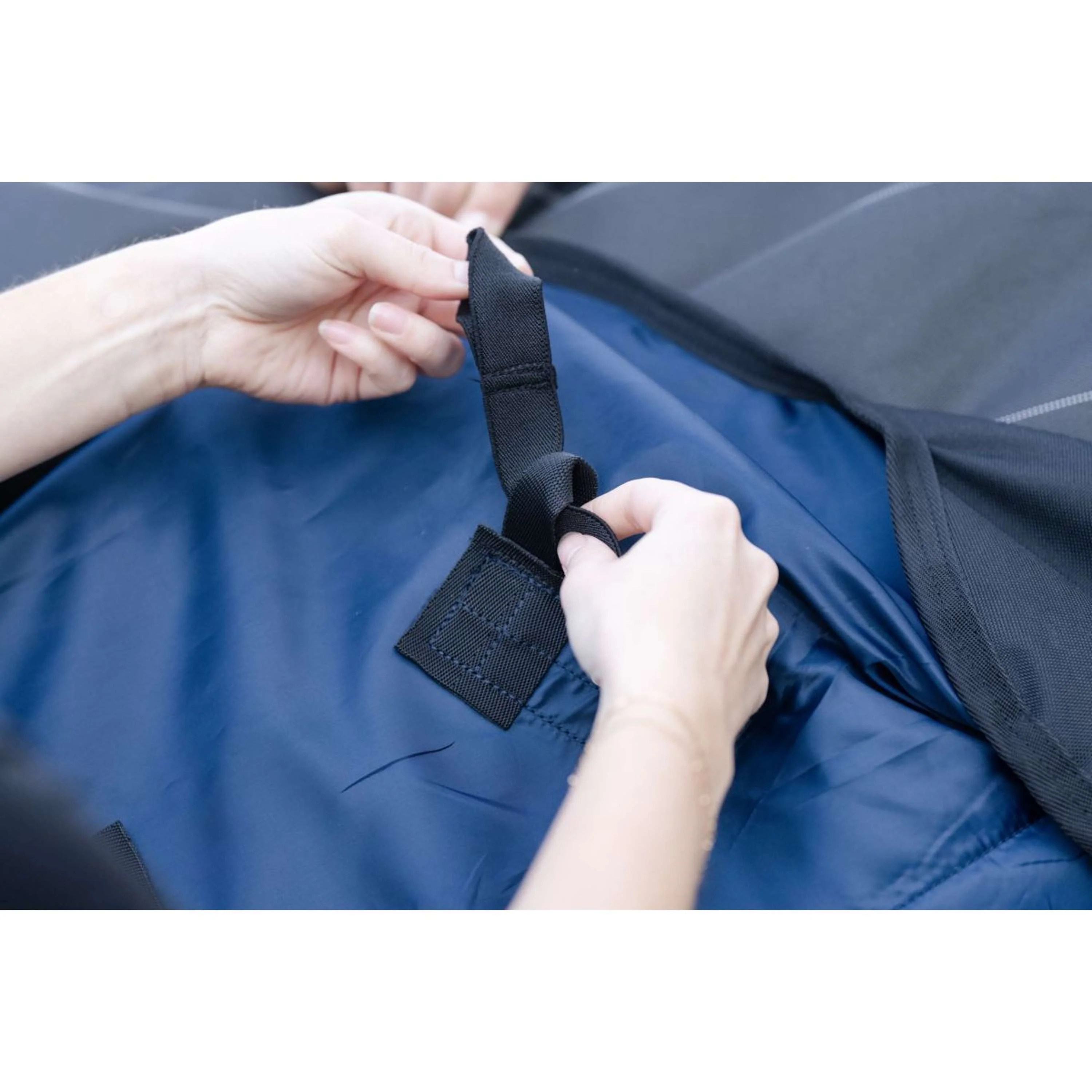 Horseware Courroies de Cuisse Noir - Image 2