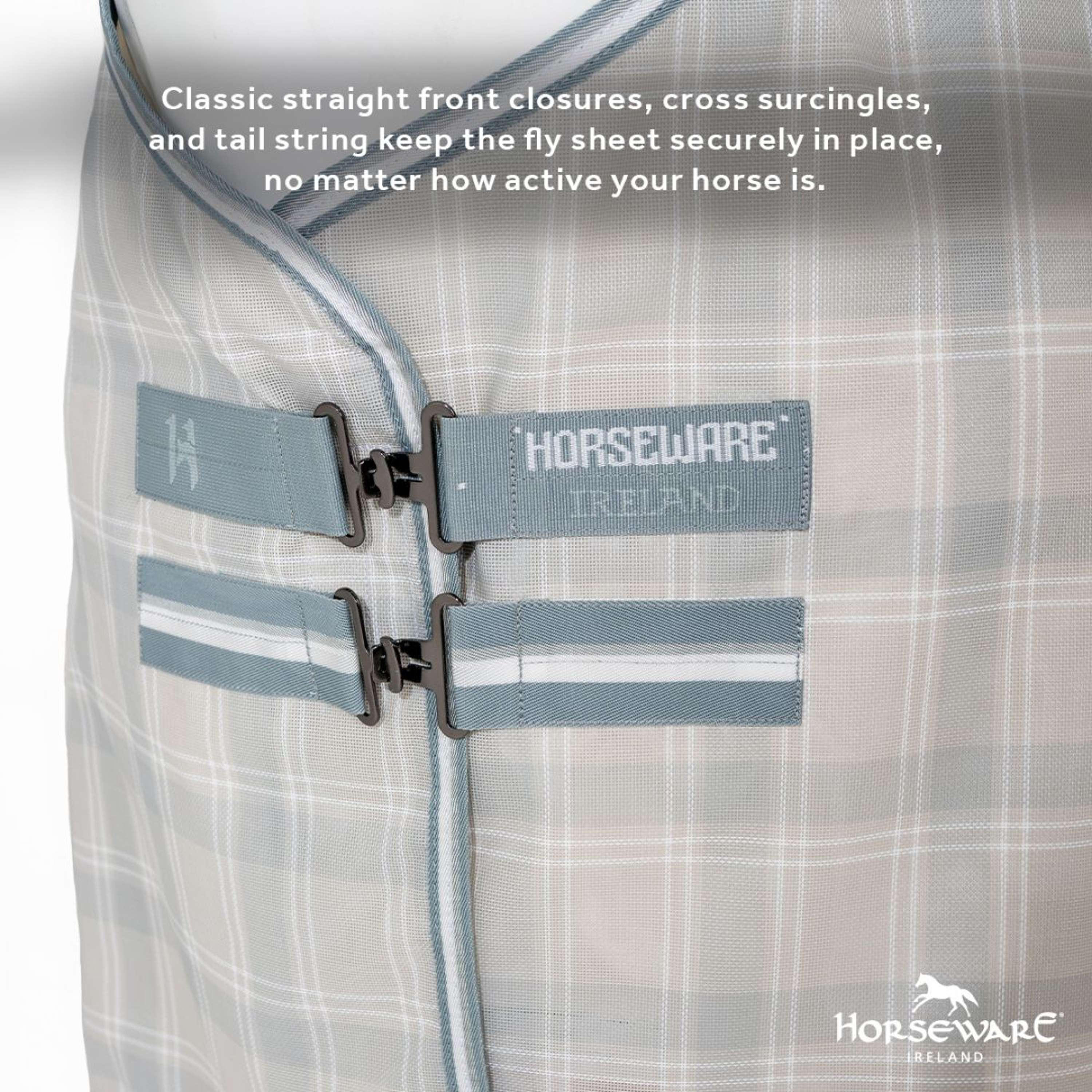 Horseware Couverture Anti-Mouches Newmarket Witney Charcoal - Image 2