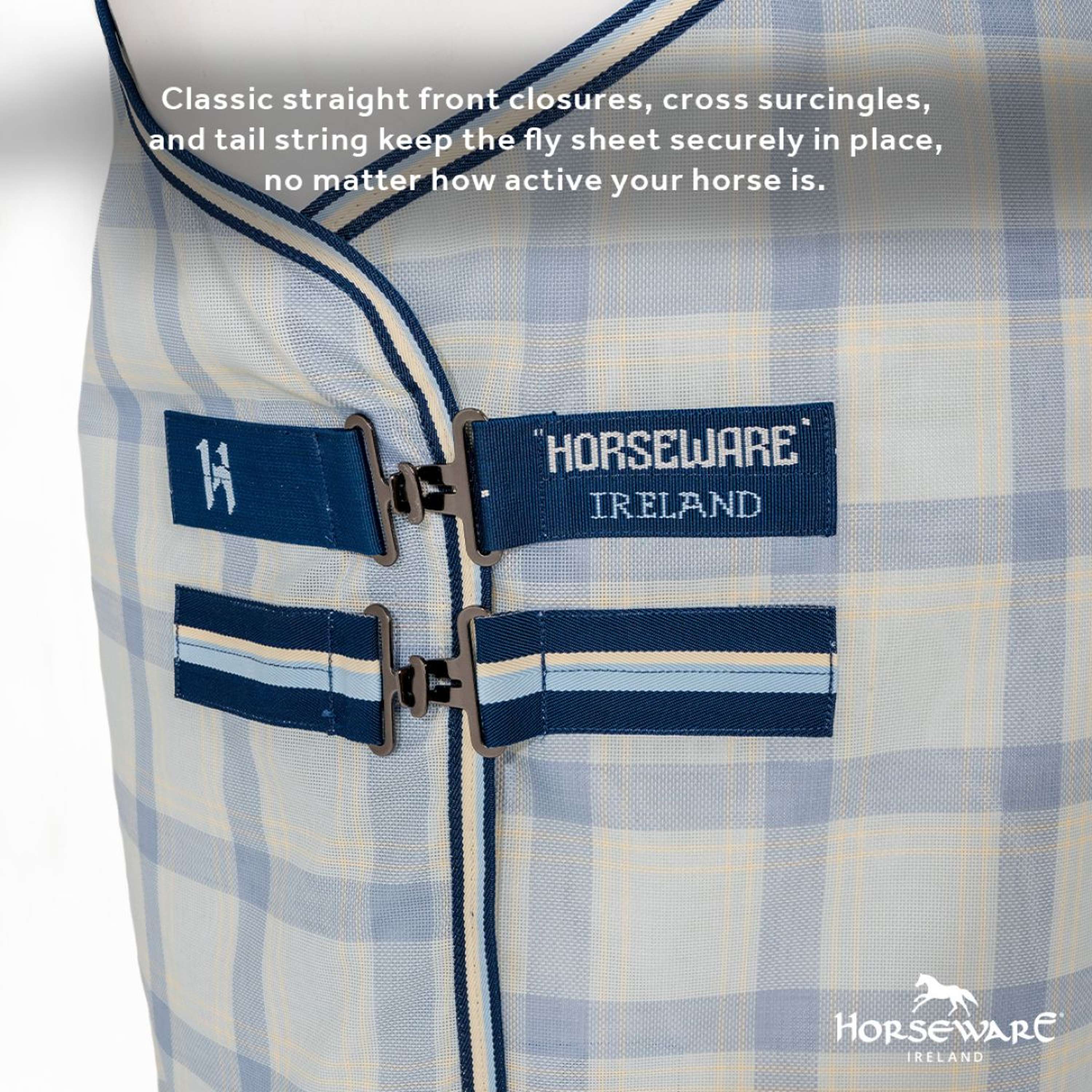 Horseware Couverture Anti-Mouches Newmarket Pony Plus Witney Navy - Image 5