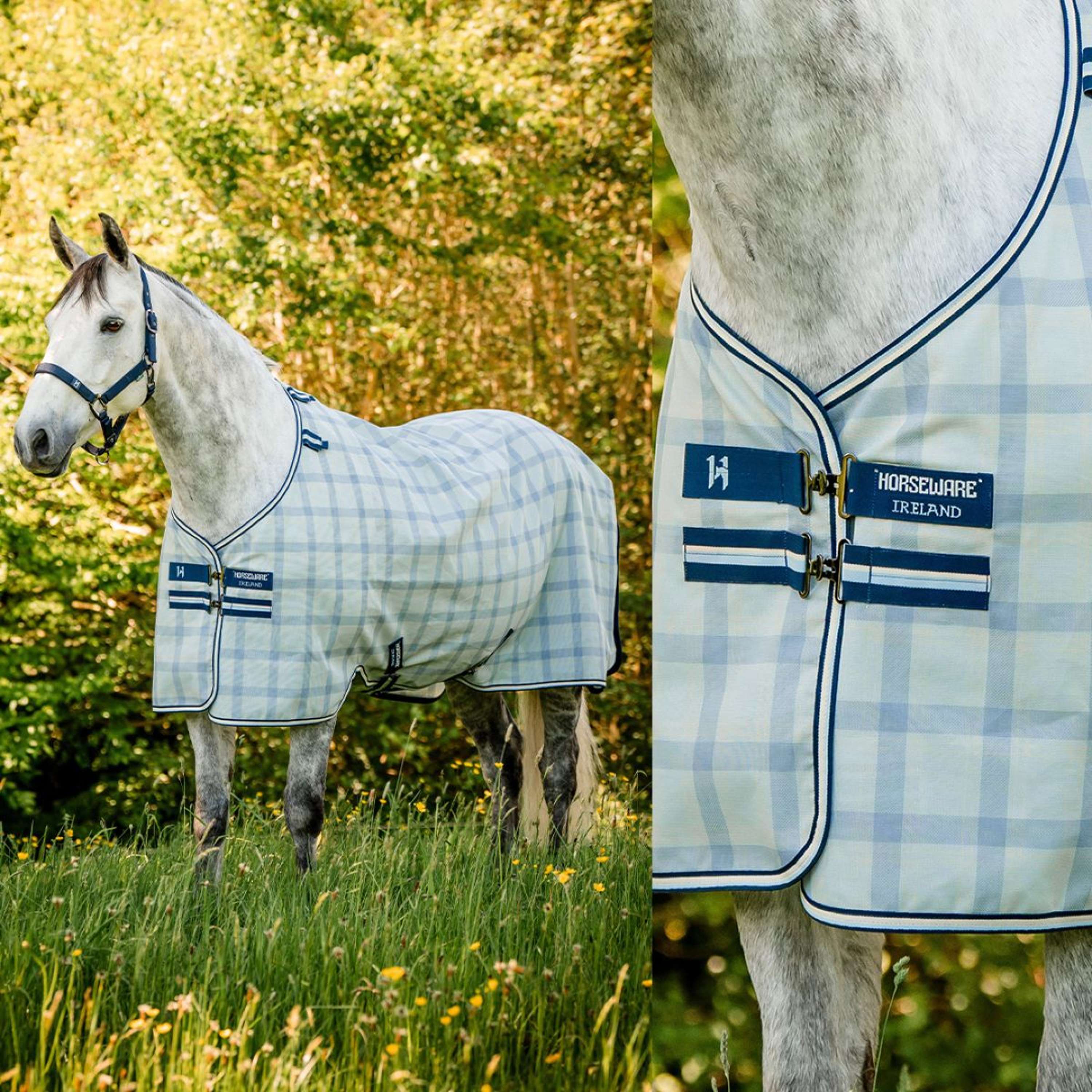 Horseware Couverture Anti-Mouches Newmarket Pony Witney Navy - Image 2