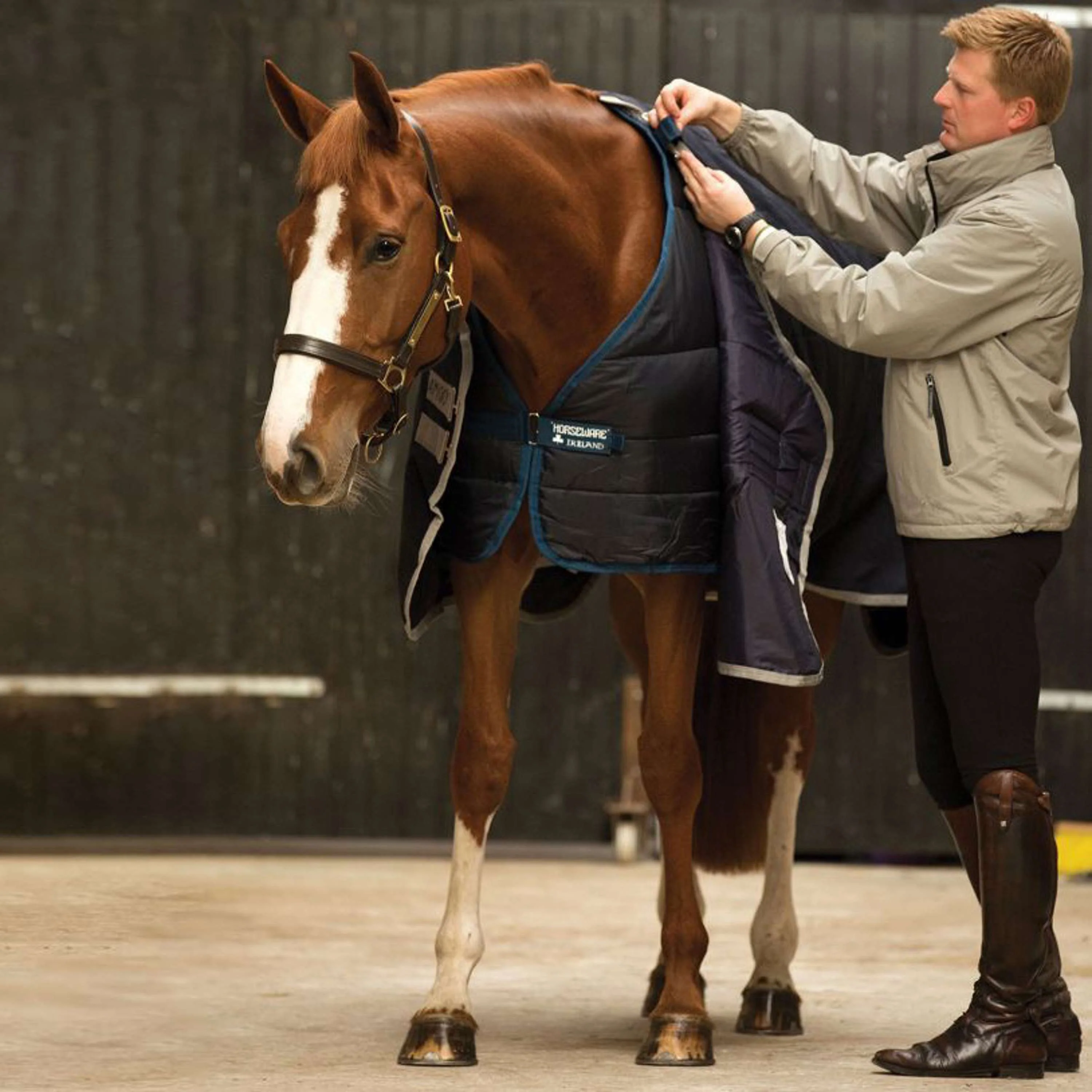 Horseware Couverture Liner 400g Marin - Image 3