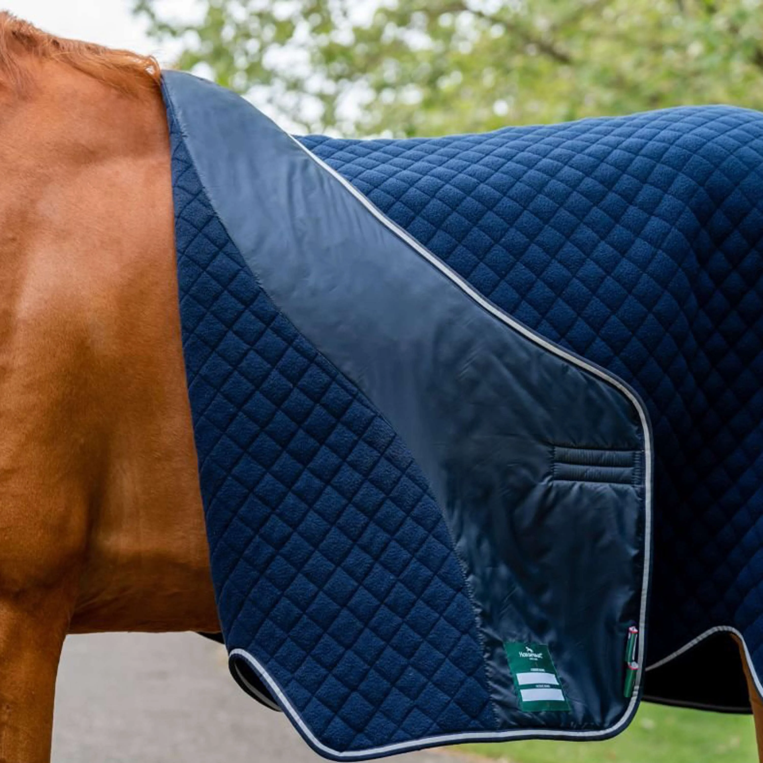 Horseware Couverture Rafraîchissante Autumn Marine/Argent - Image 5
