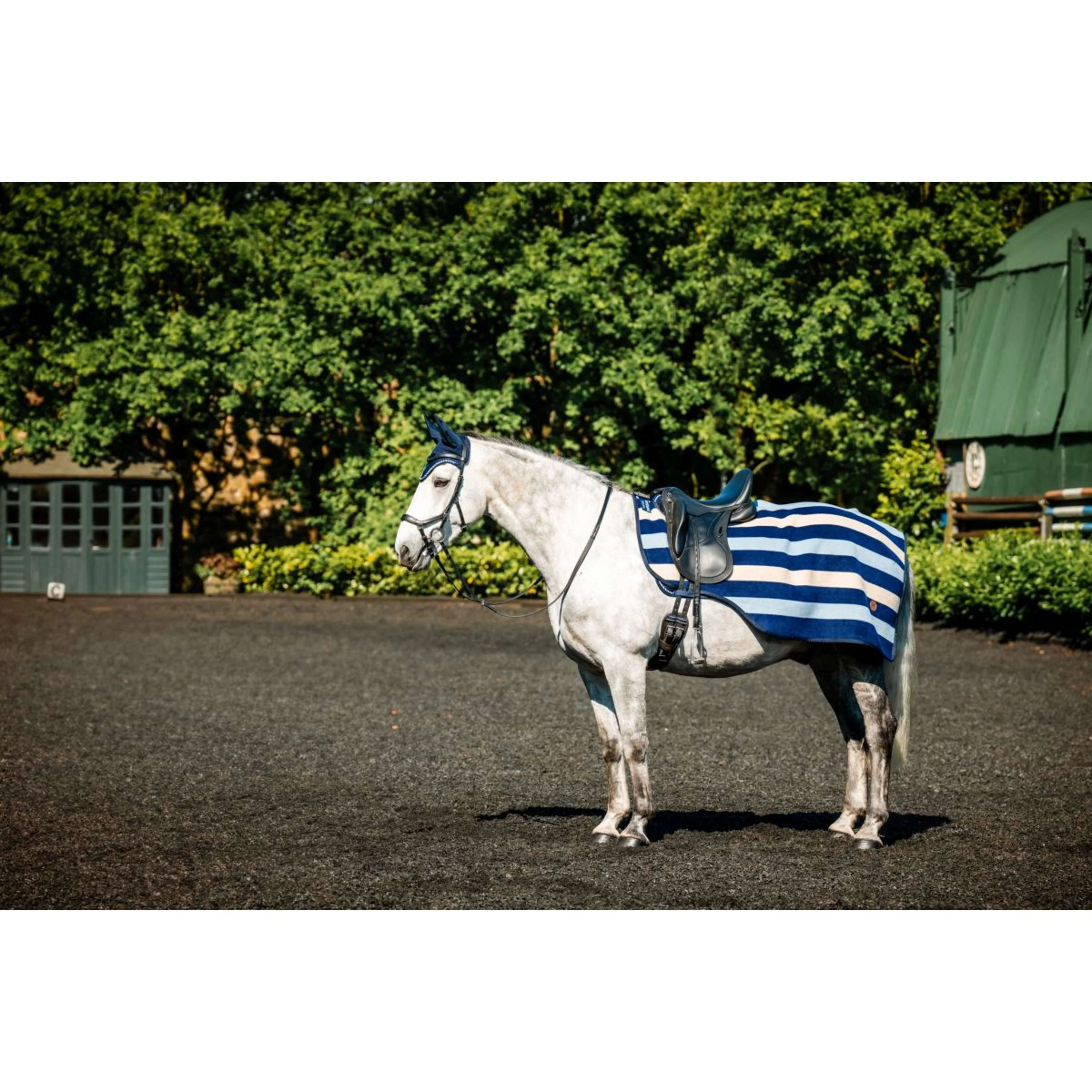 Horseware Couvre-reins Newmarket Witney Navy - Image 4