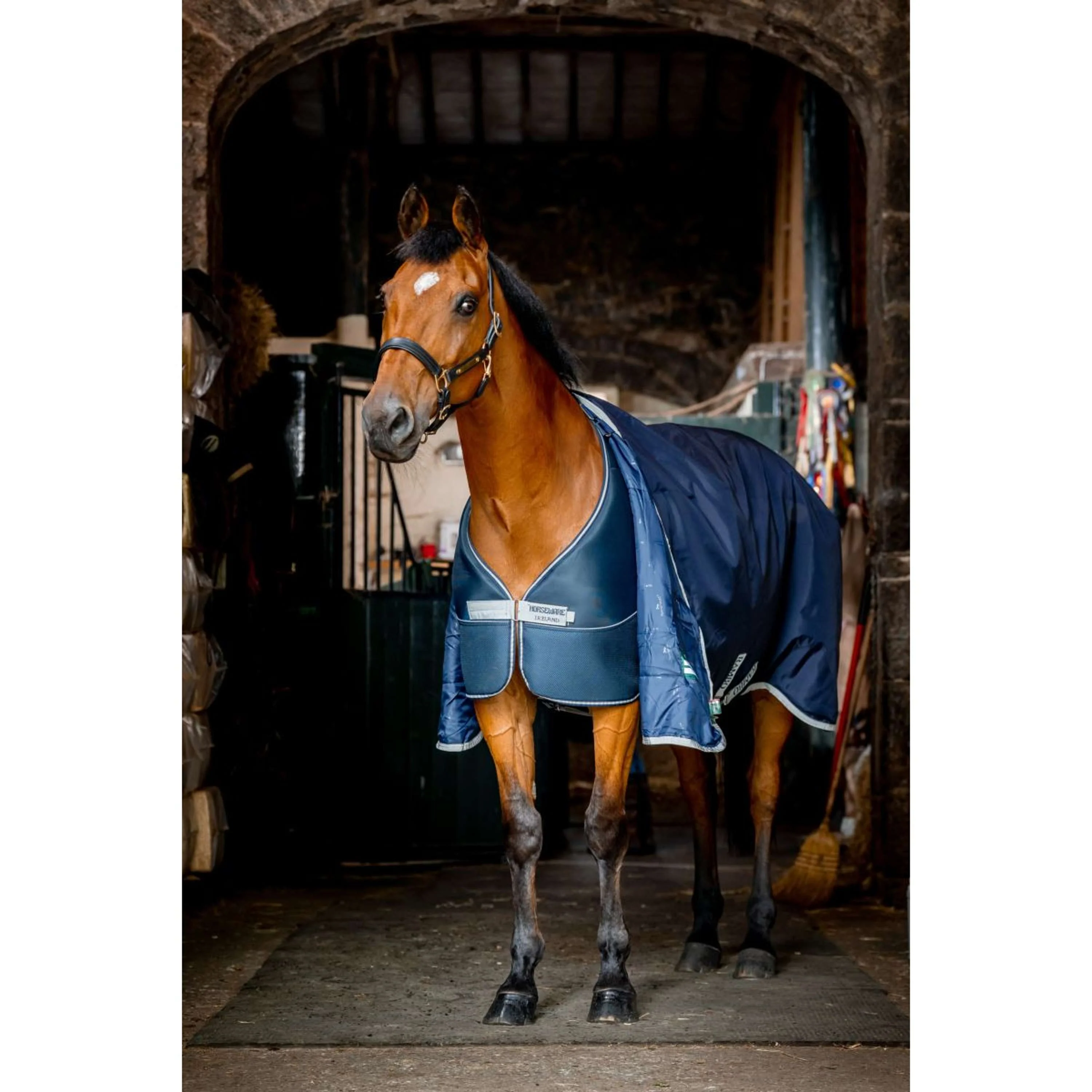 Horseware Dry Liner Marine/Argent - Image 2