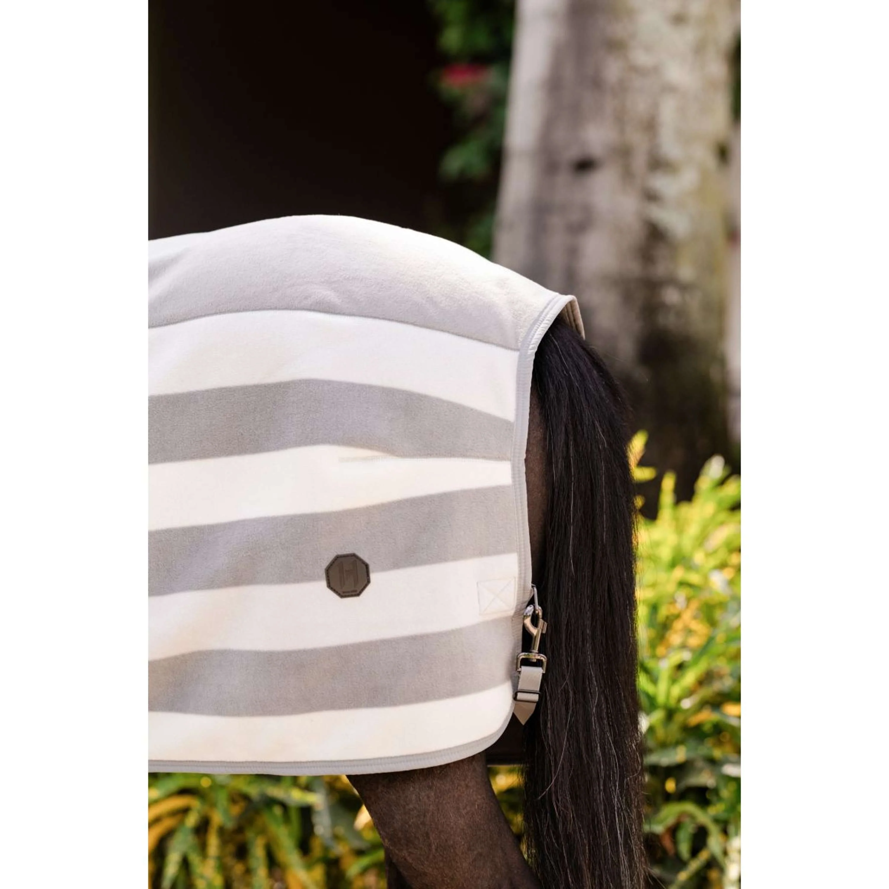 Horseware Fleece Cooler Newmarket Pony Witney Charcoal - Image 4