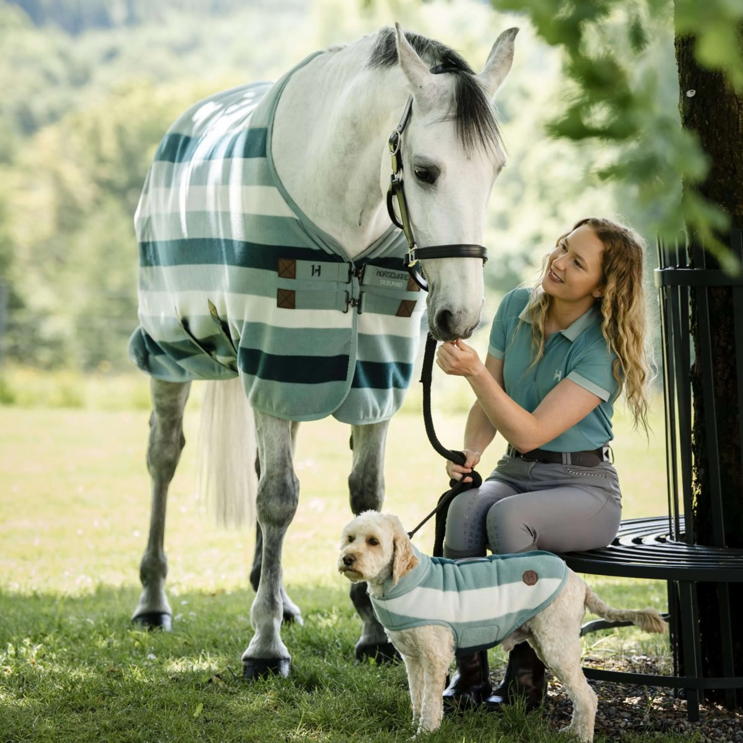 Horseware Fleece Cooler Newmarket Witney Dynasty - Image 2