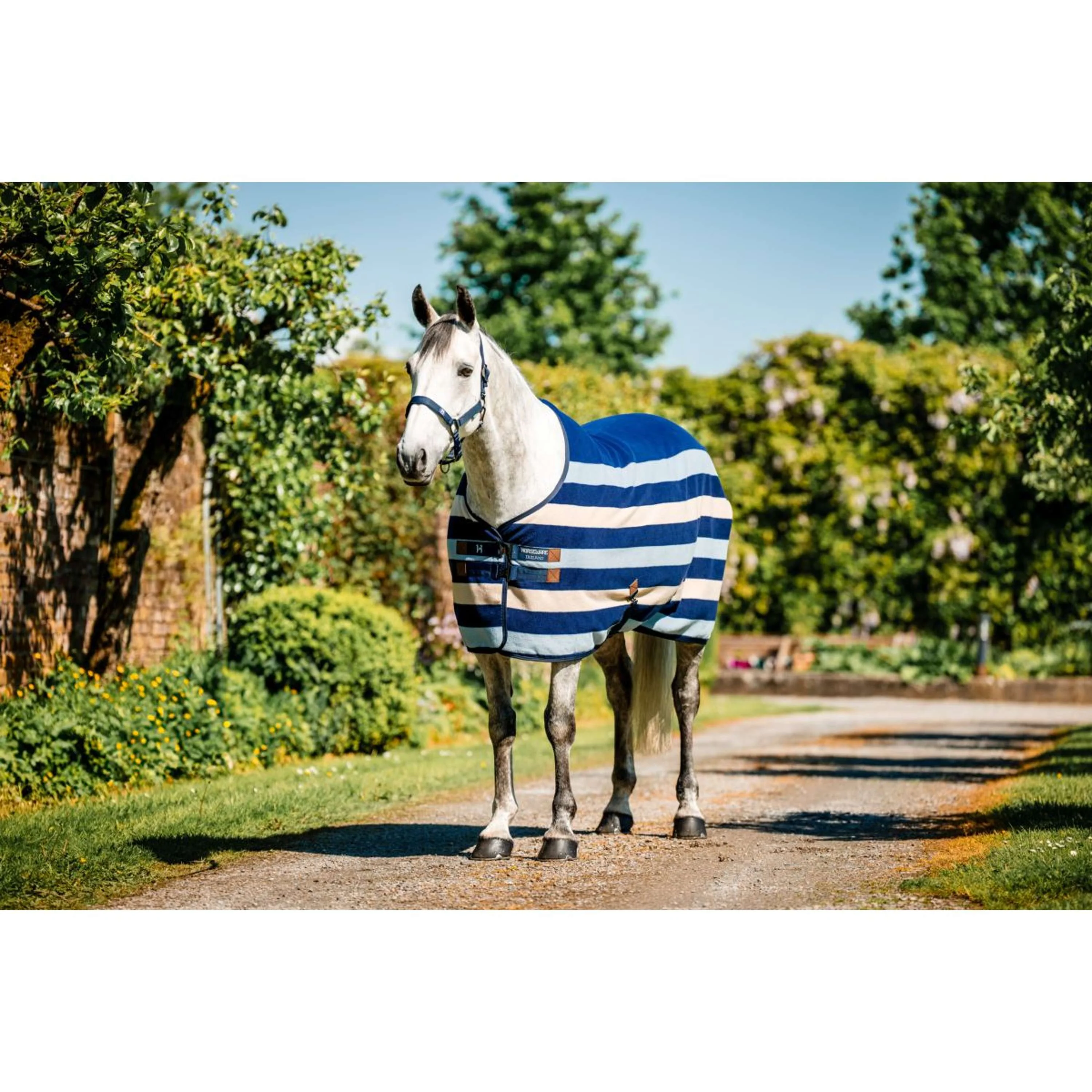 Horseware Fleece Cooler Newmarket Witney Navy - Image 9