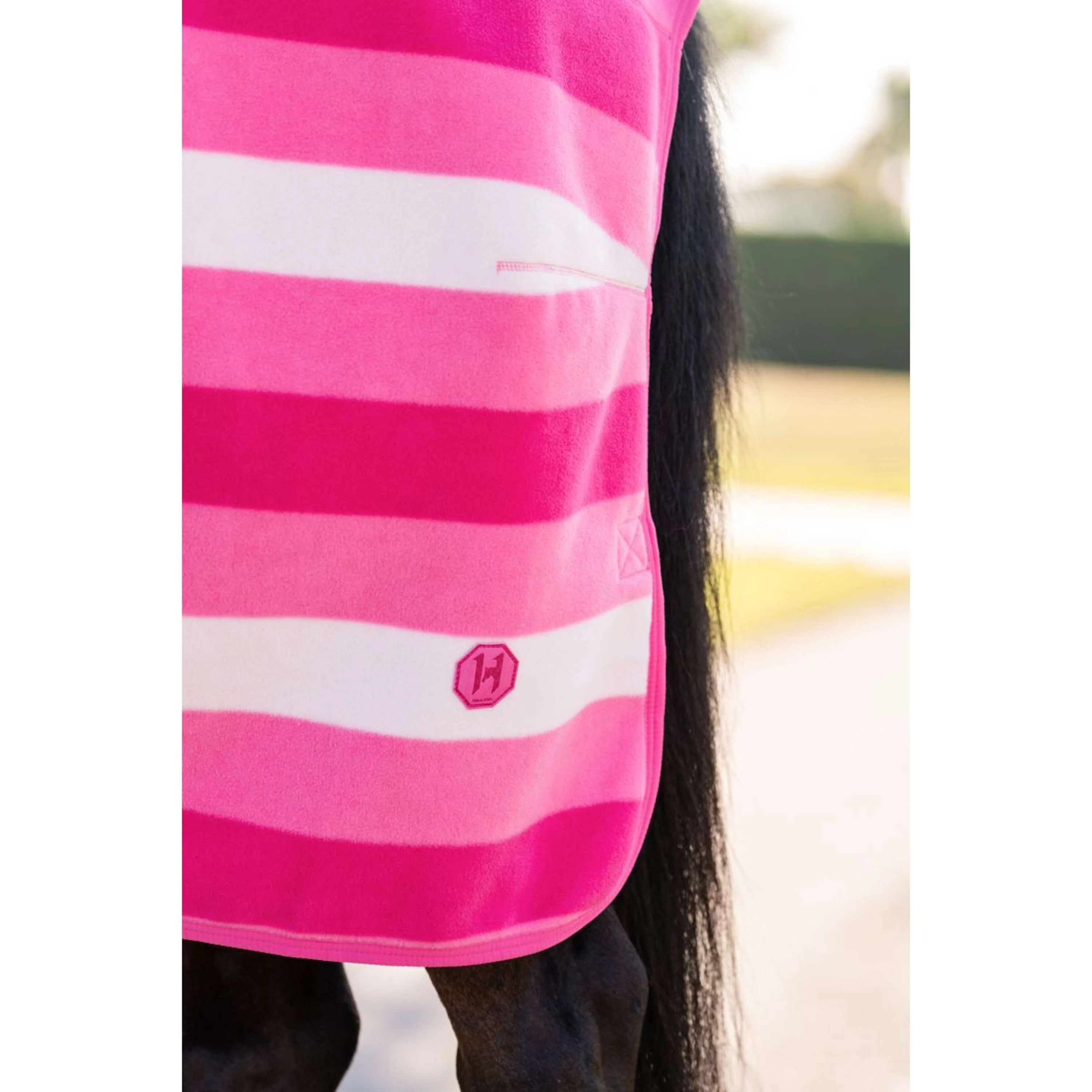Horseware Fleece Cooler Newmarket Witney Pink - Image 5