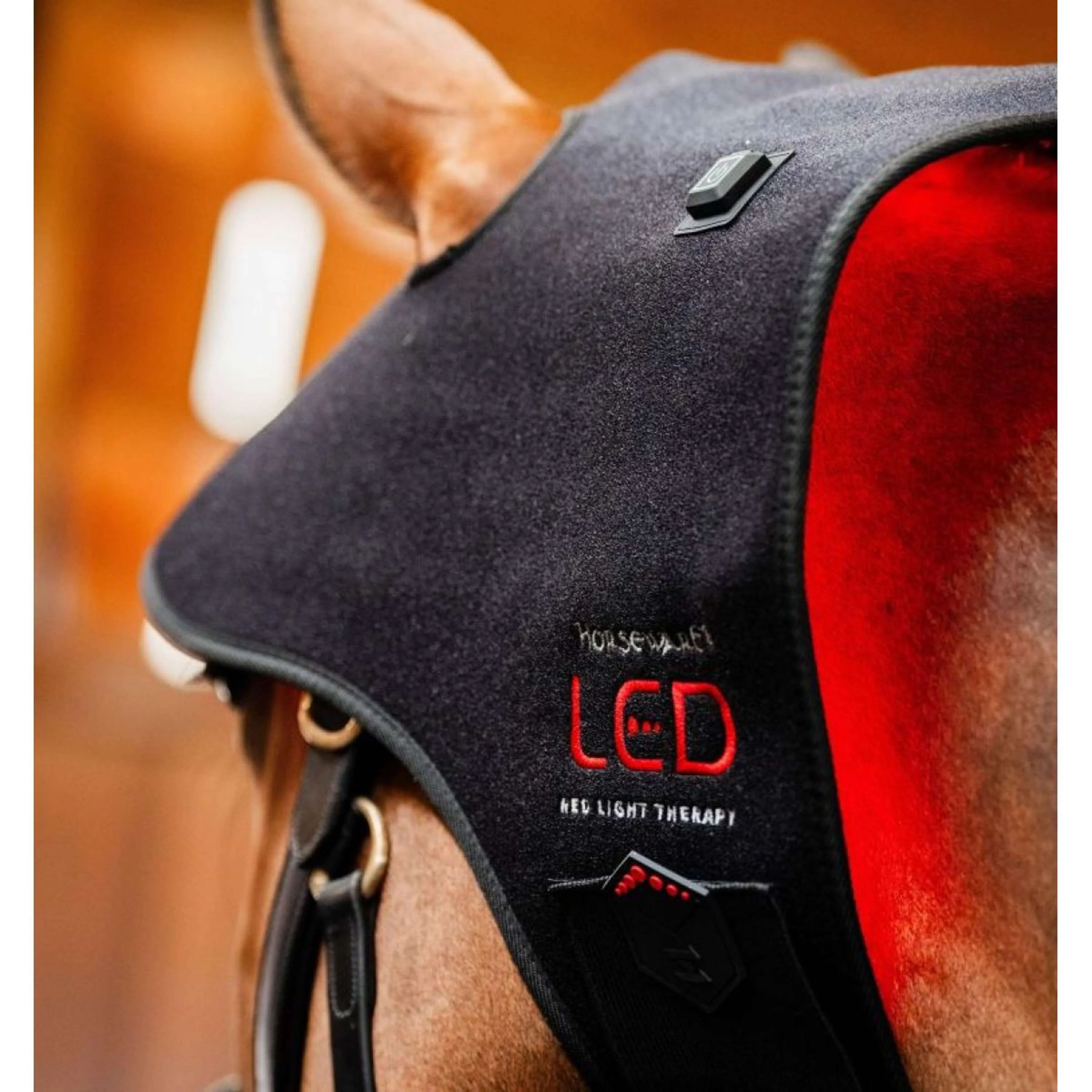 Horseware LED Red Light Therapy Poll Cap Noir - Image 2