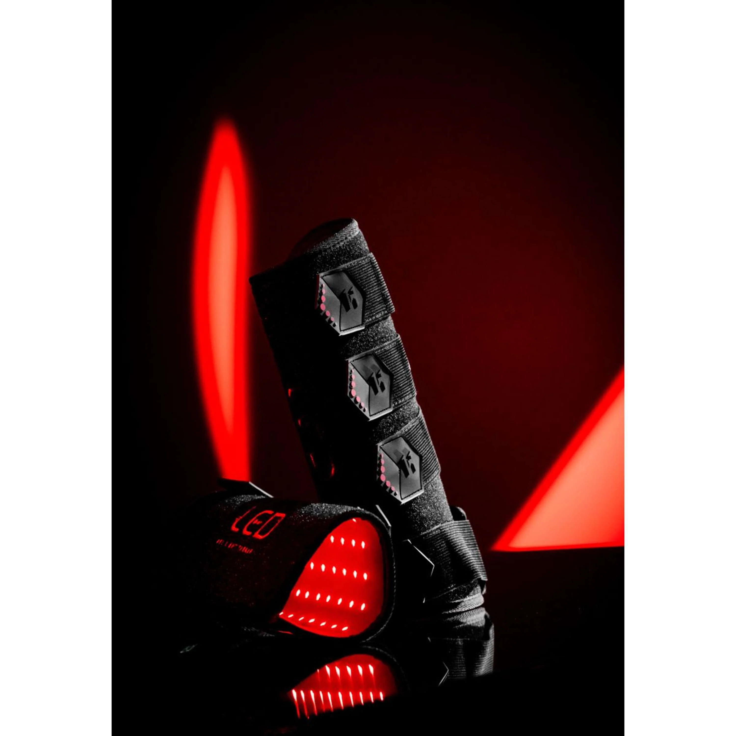 Horseware Leg Wraps LED Red Light Therapy Pair Noir/Noir - Image 15