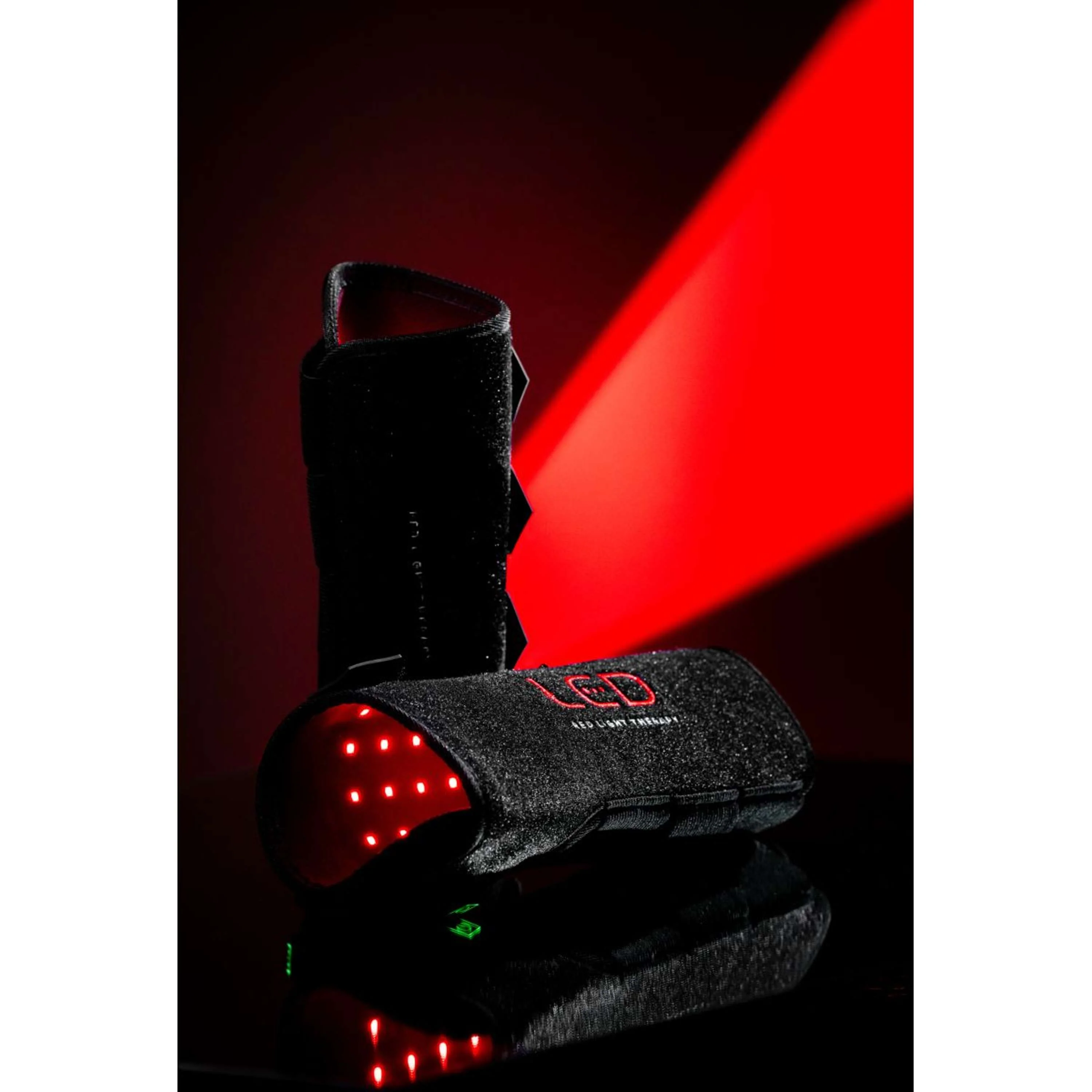 Horseware Leg Wraps LED Red Light Therapy Pair Noir/Noir - Image 5