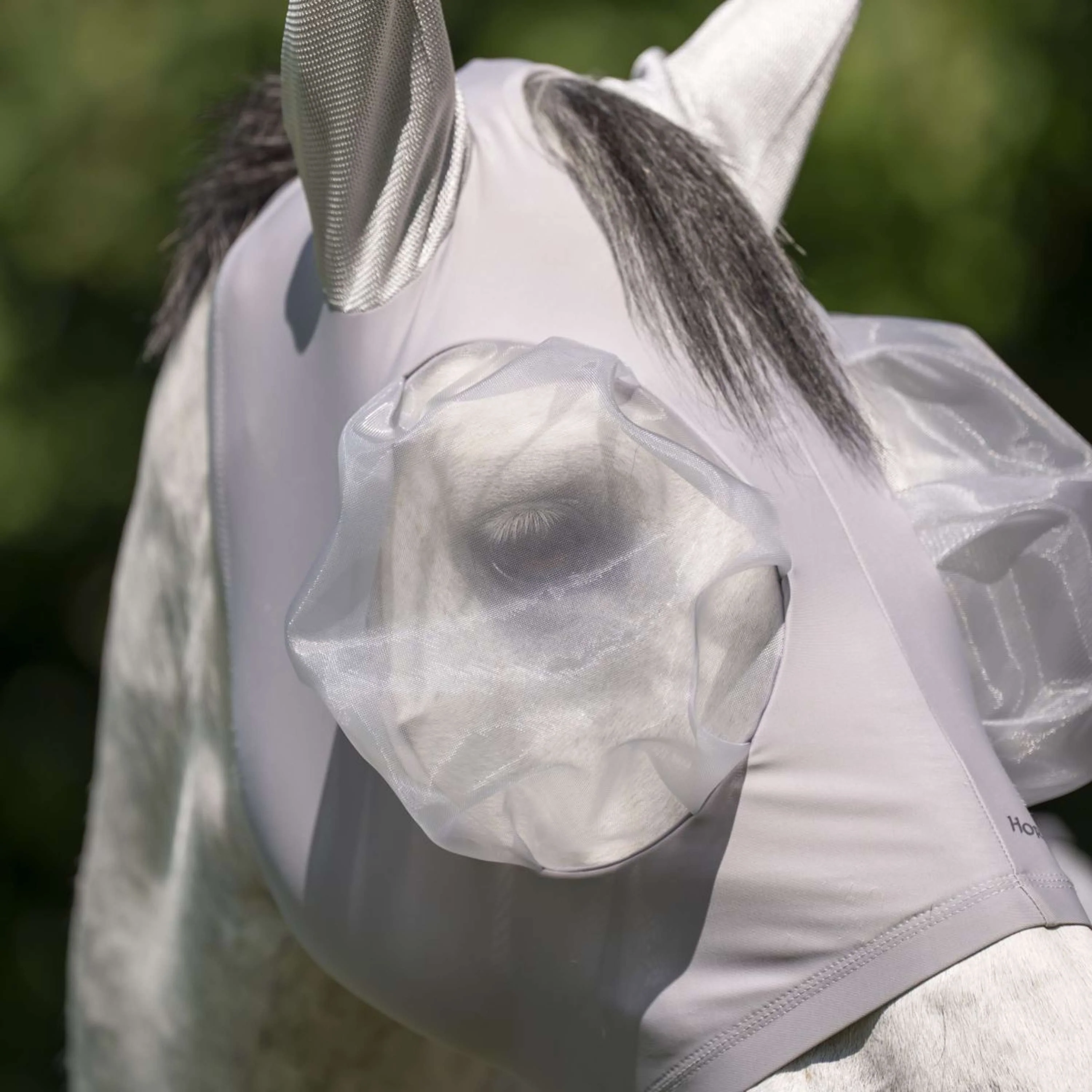 Horseware Masque Anti-Mouches Defense Silver/Silver - Image 2