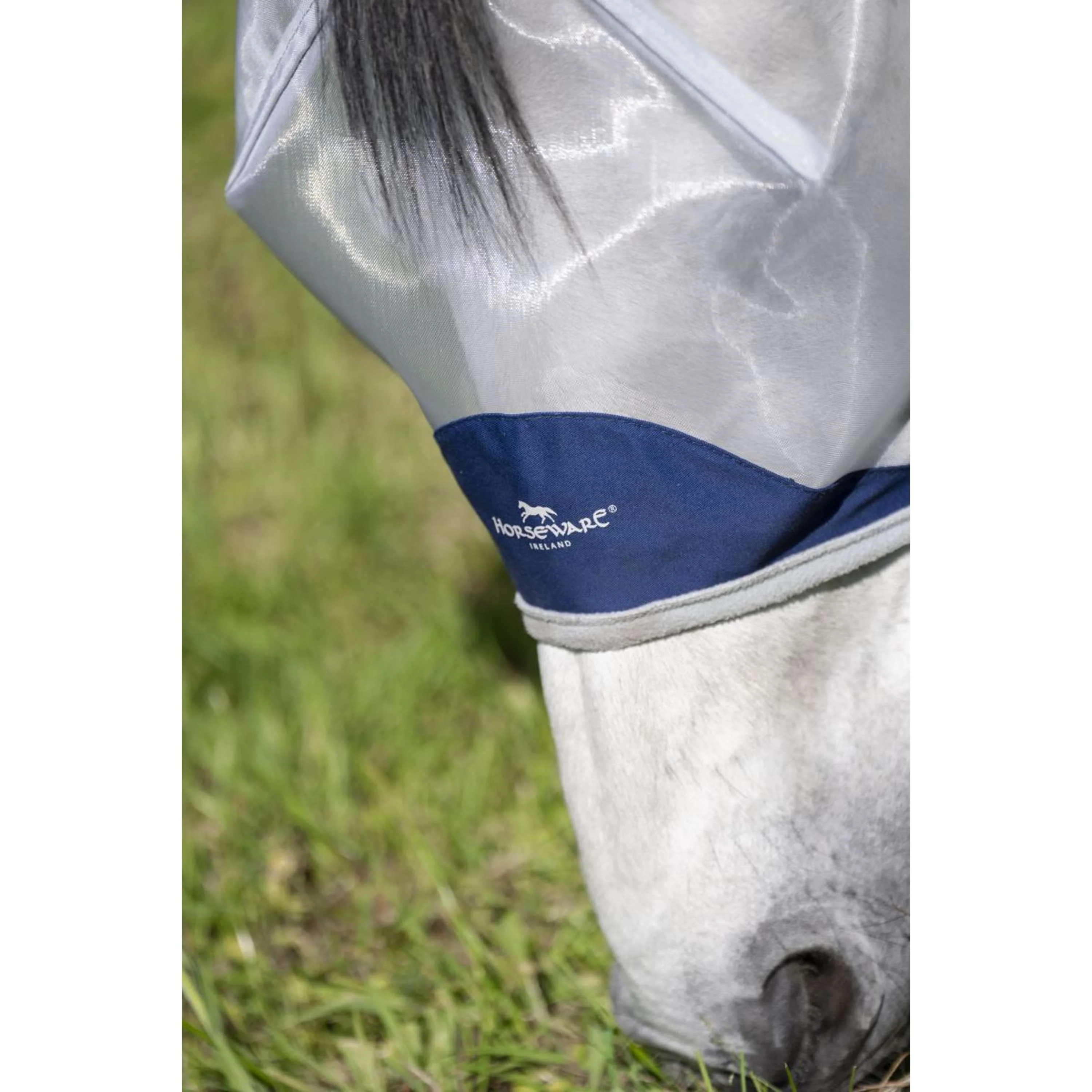 Horseware Masque Anti-Mouches Shield Marin/Argente - Image 7