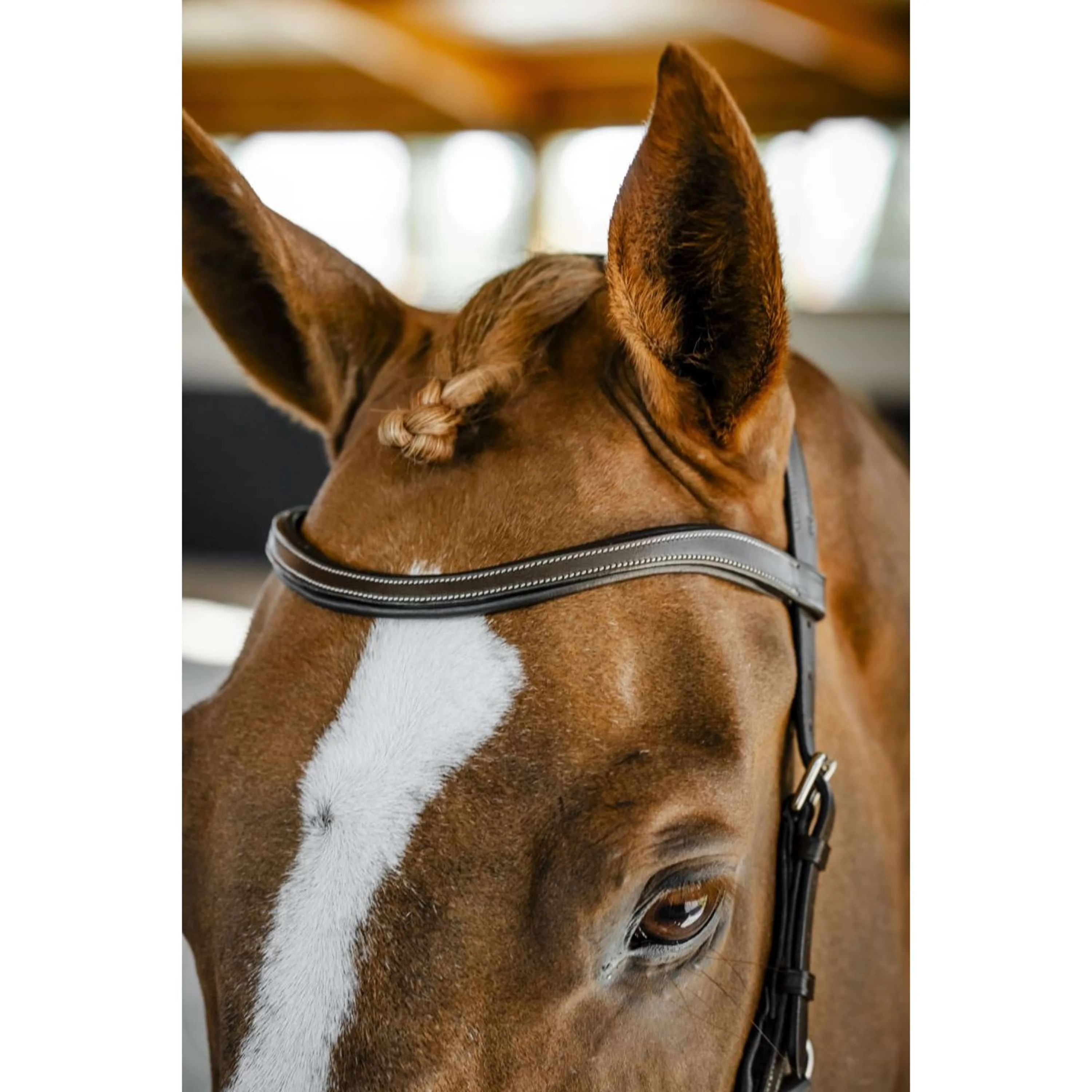 Horseware Micklem Competition Bridle Dark Havana - Image 3