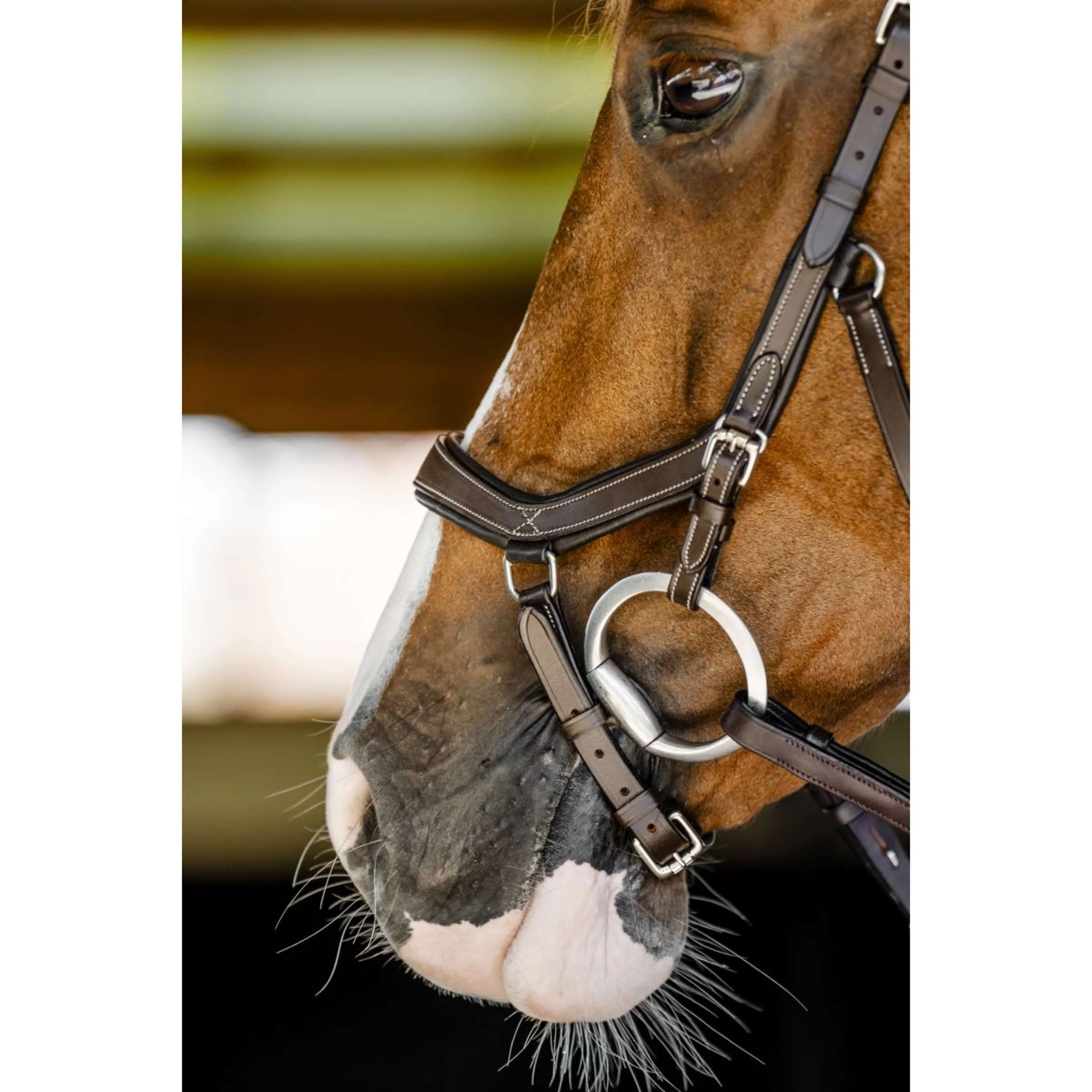 Horseware Micklem Competition Bridle Dark Havana - Image 6