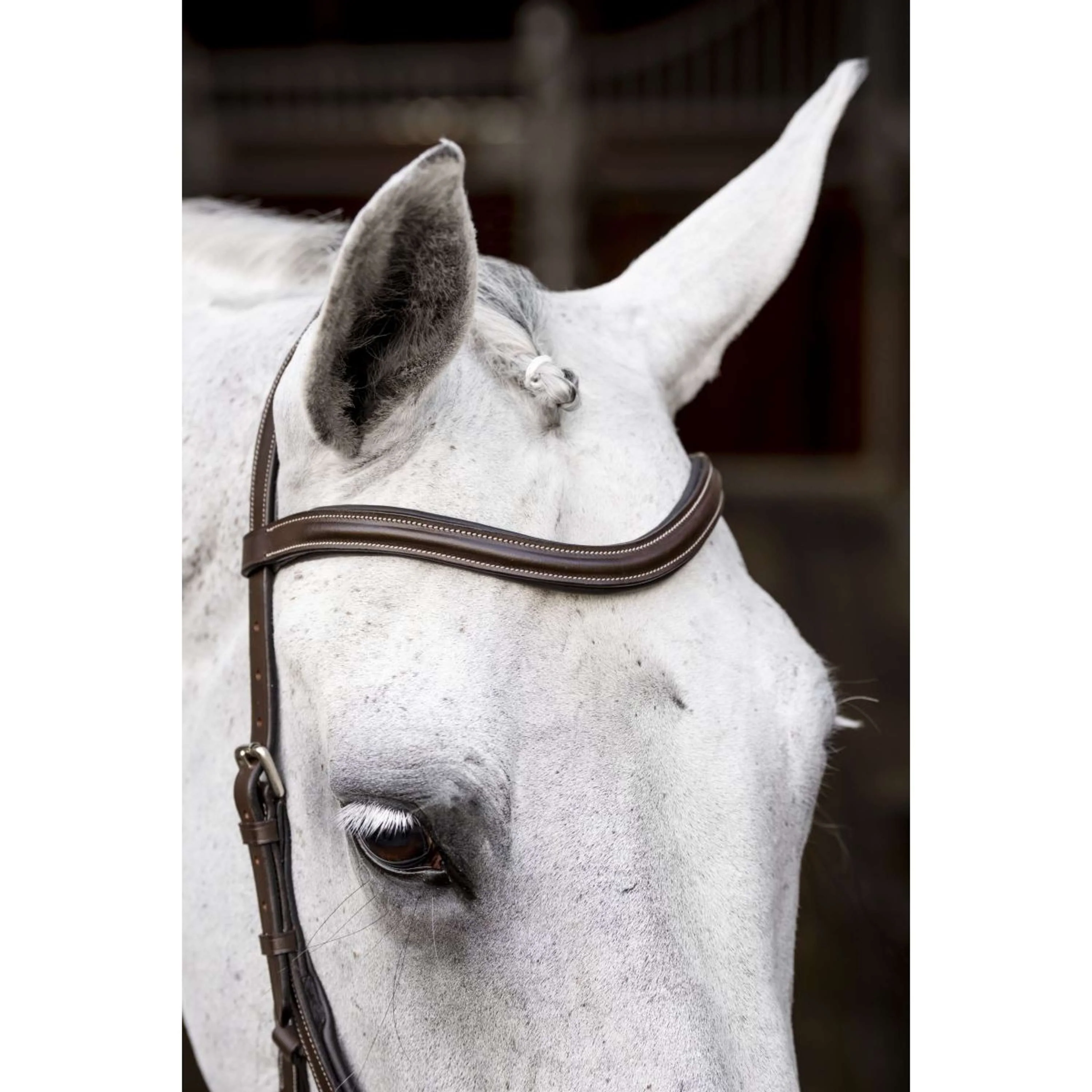 Horseware Micklem Deluxe Competition Bridle Dark Havana - Image 2
