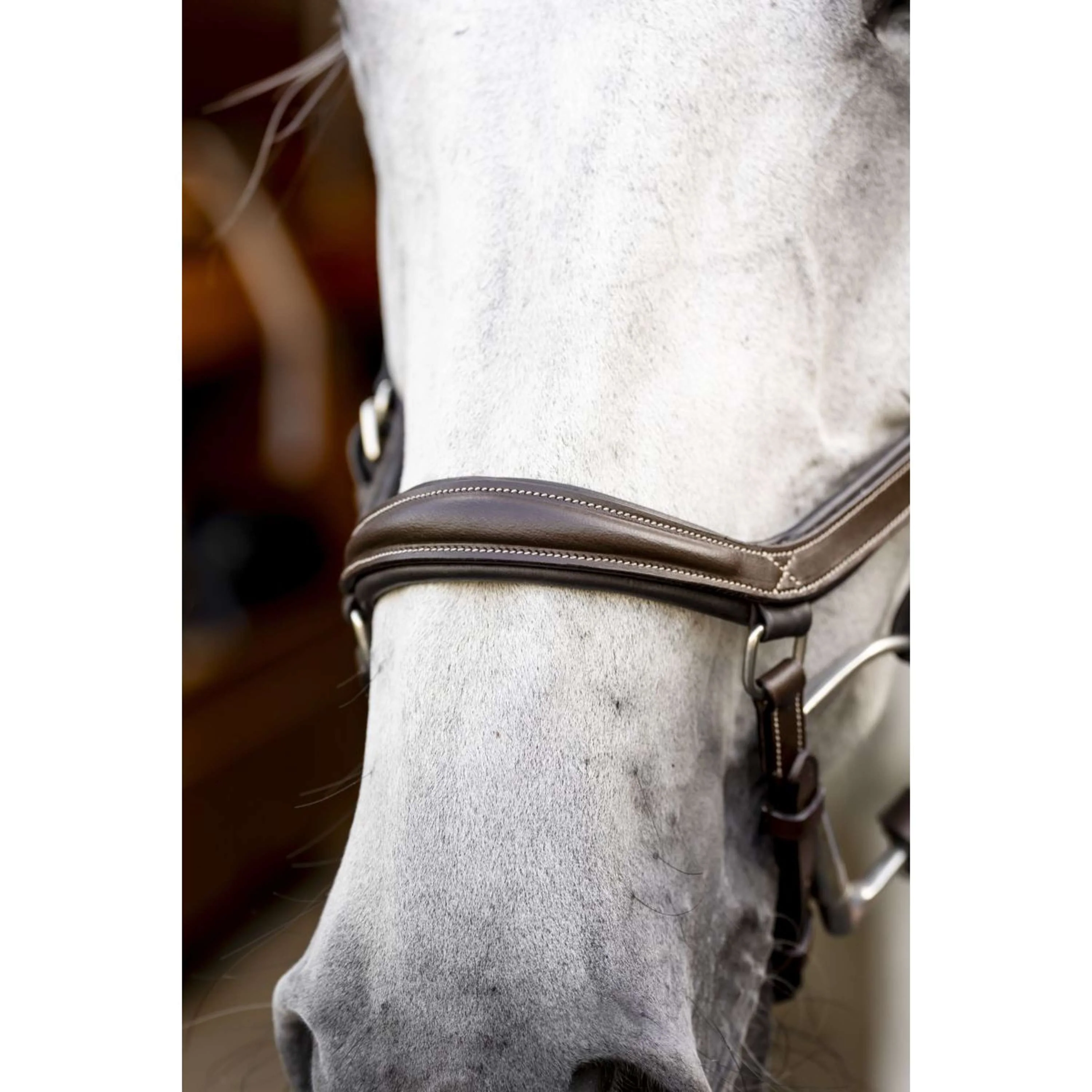 Horseware Micklem Deluxe Competition Bridle Dark Havana - Image 4