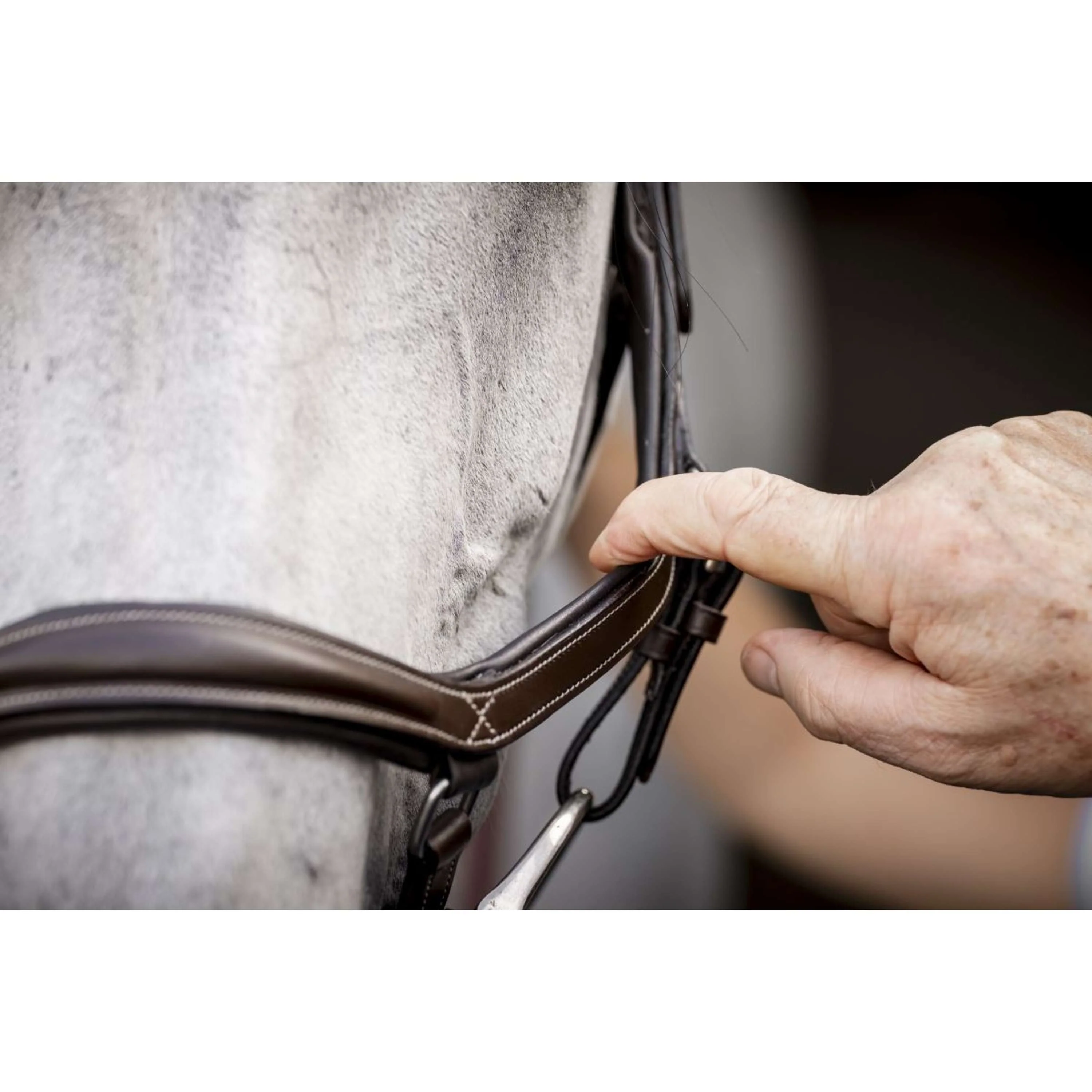 Horseware Micklem Deluxe Competition Bridle Dark Havana - Image 5