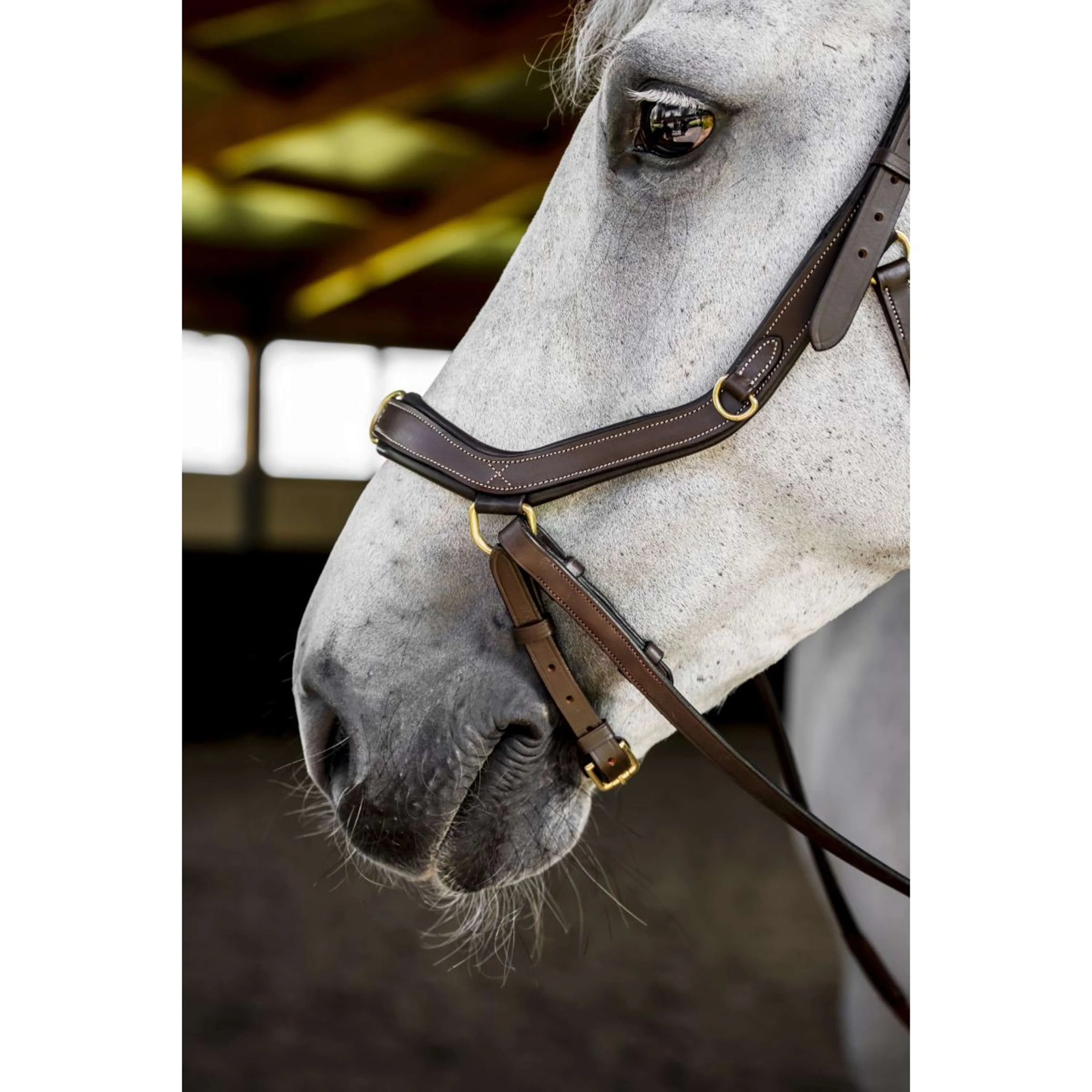Horseware Micklem Multi Bridle Dark Havana - Image 3