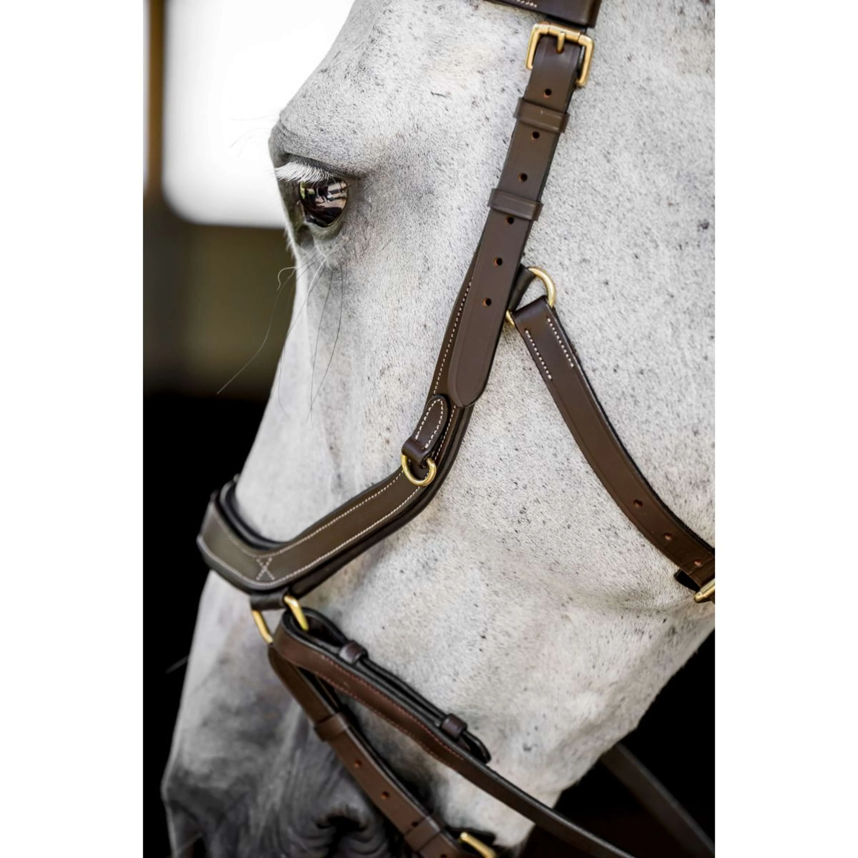 Horseware Micklem Multi Bridle Dark Havana - Image 7