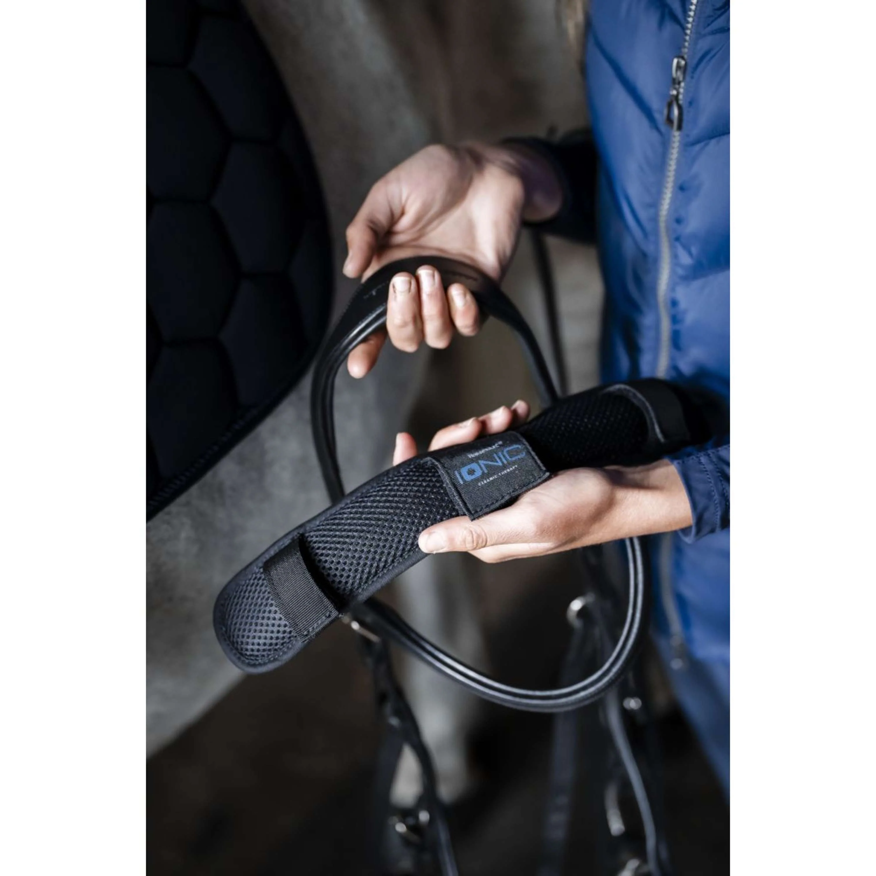 Horseware Protection de Têtière Ionic Noir - Image 5