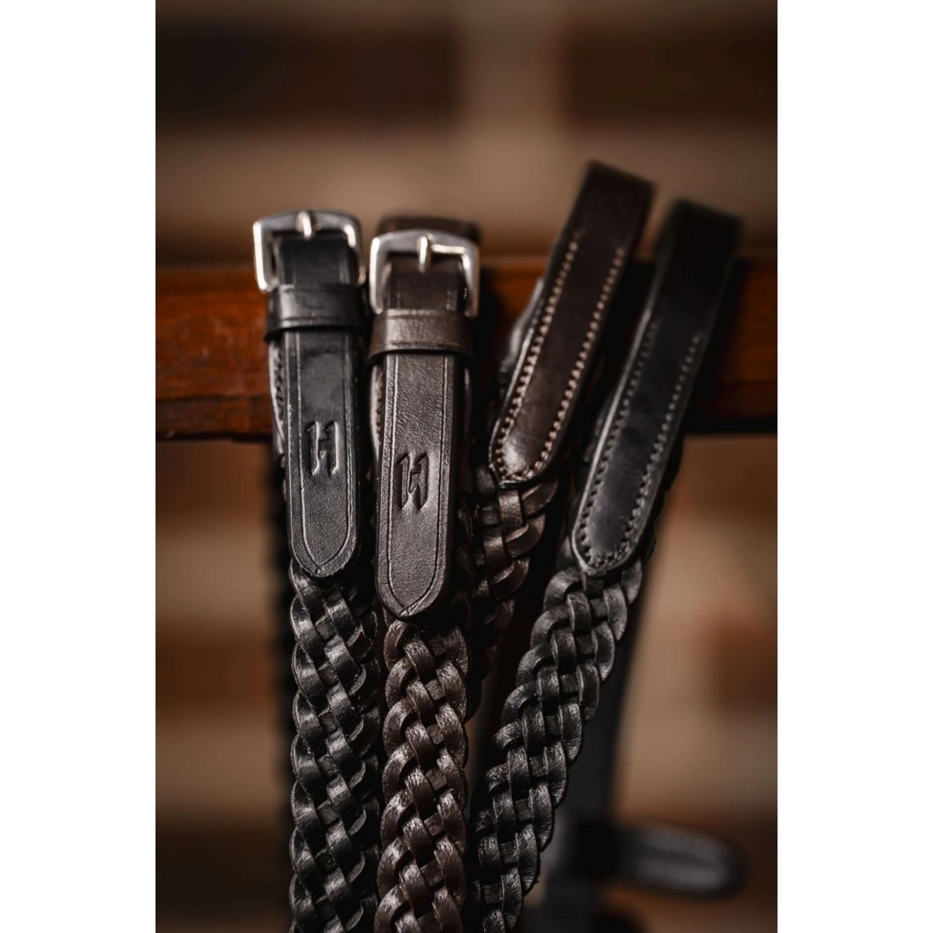 Horseware Rênes Plaited Marron - Image 2