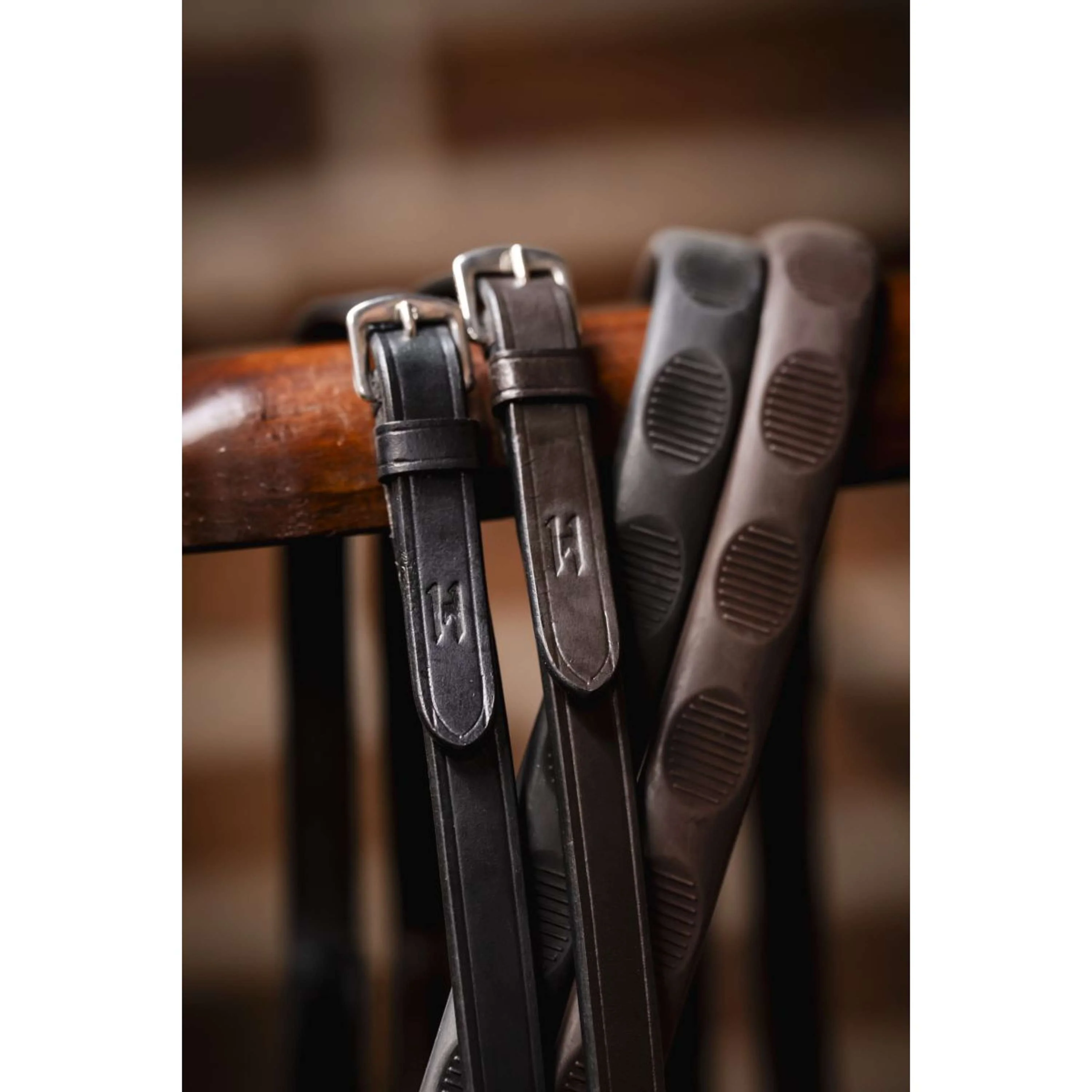 Horseware Rênes Thumb Grip Rubber Noir - Image 2