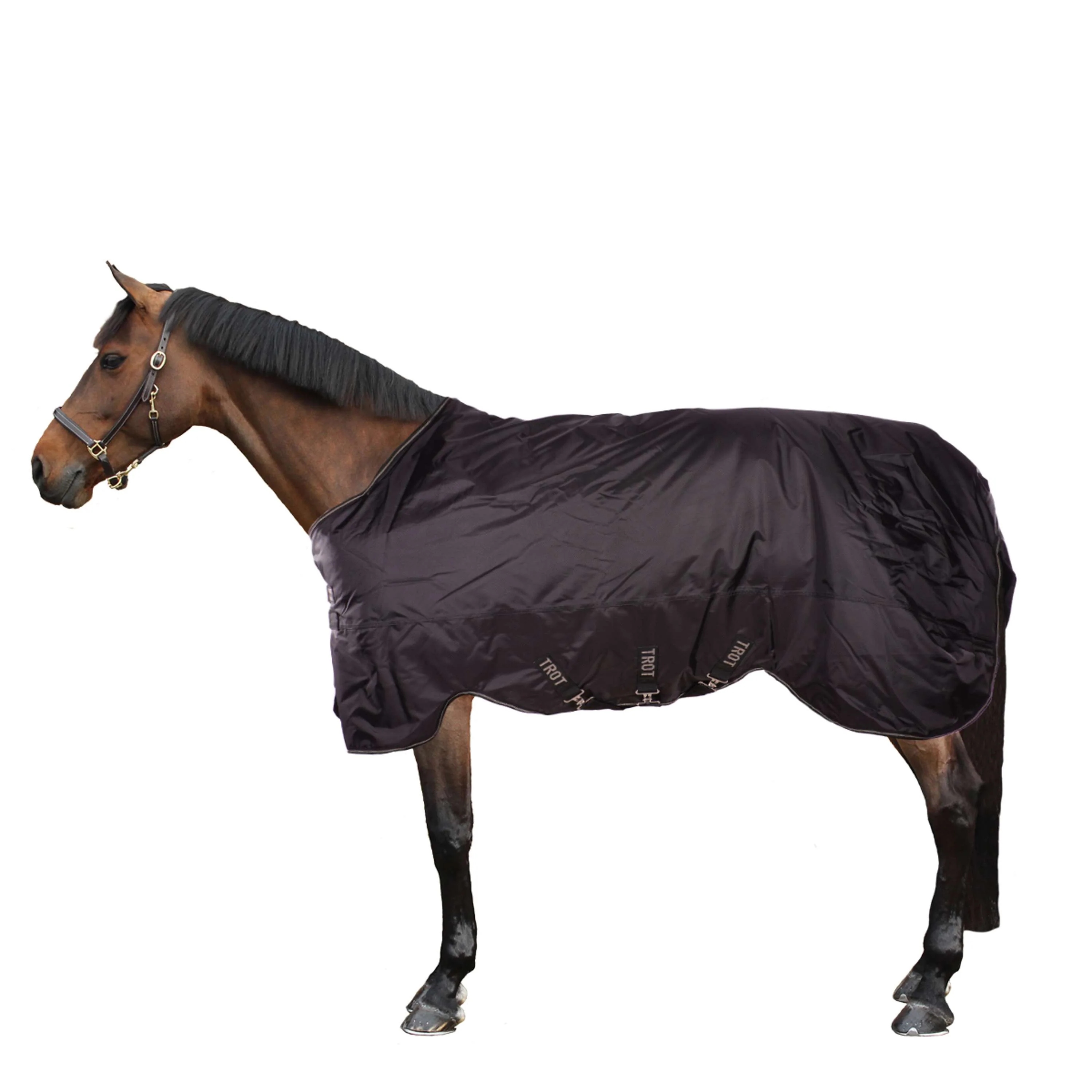 Horseware Trot Plus Heavy 350g Noir Tan - Image 3