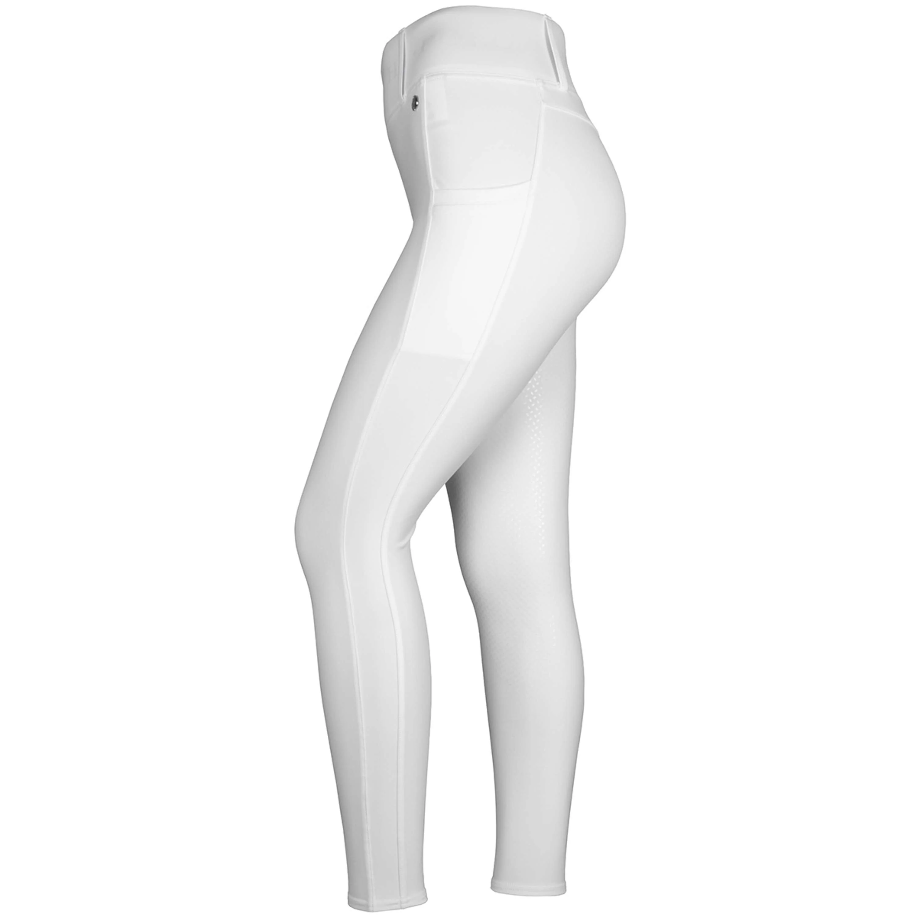 HV Polo Legging d'Ã‰quitation HVPFavourite Full Grip Blanc - Image 2