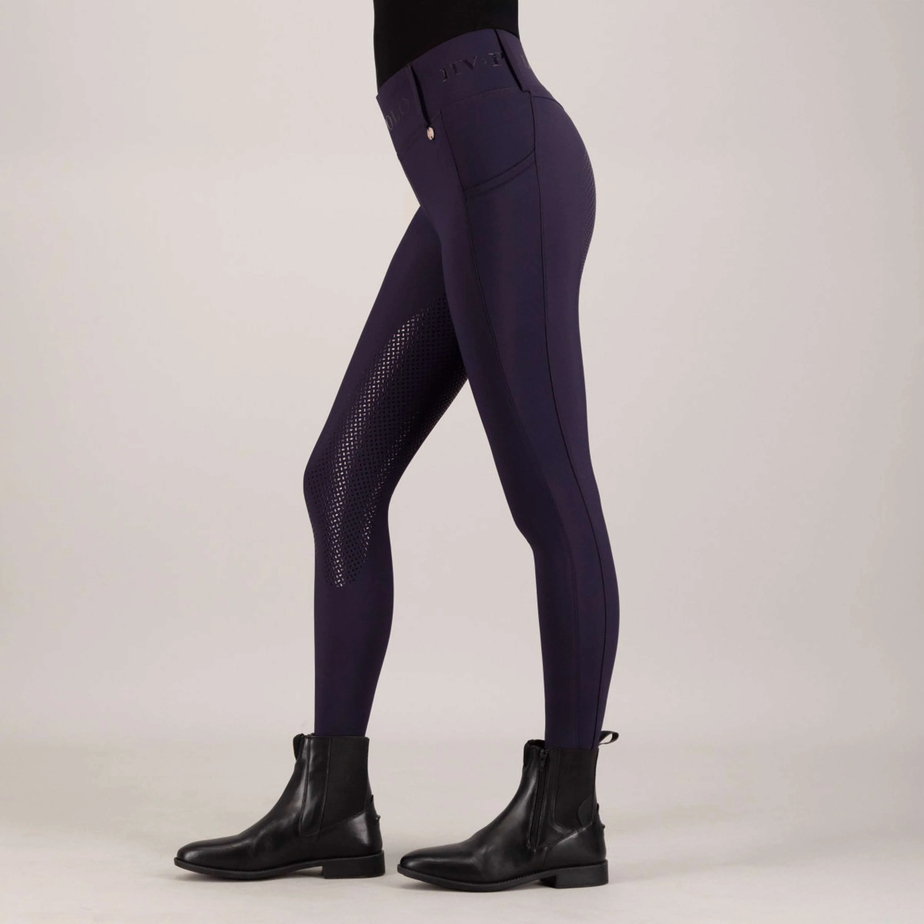 HV Polo Legging d'Ã‰quitation HVPFavourite Full Grip Marin - Image 6