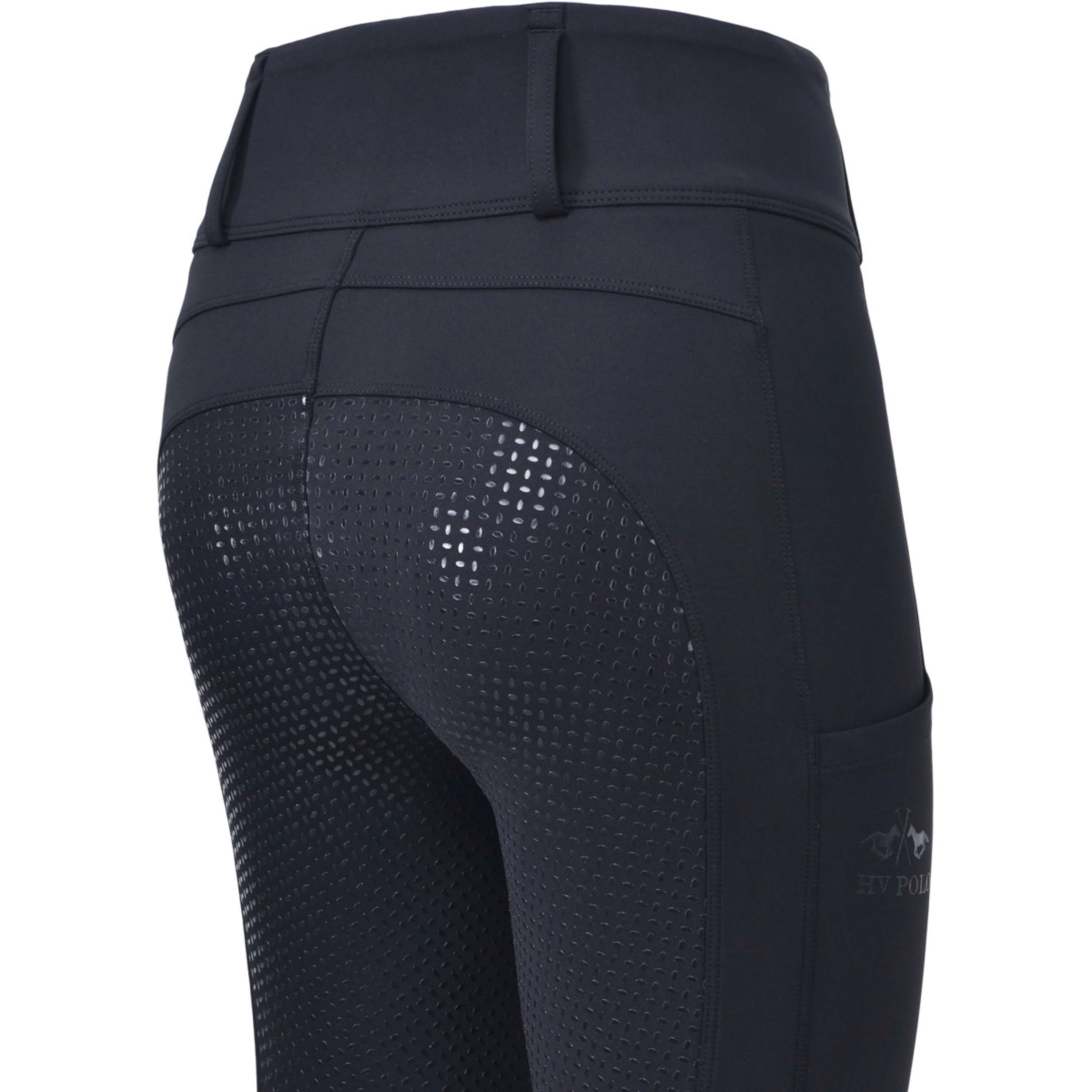 HV Polo Legging d'Ã‰quitation HVPManou Full Grip Noir - Image 3