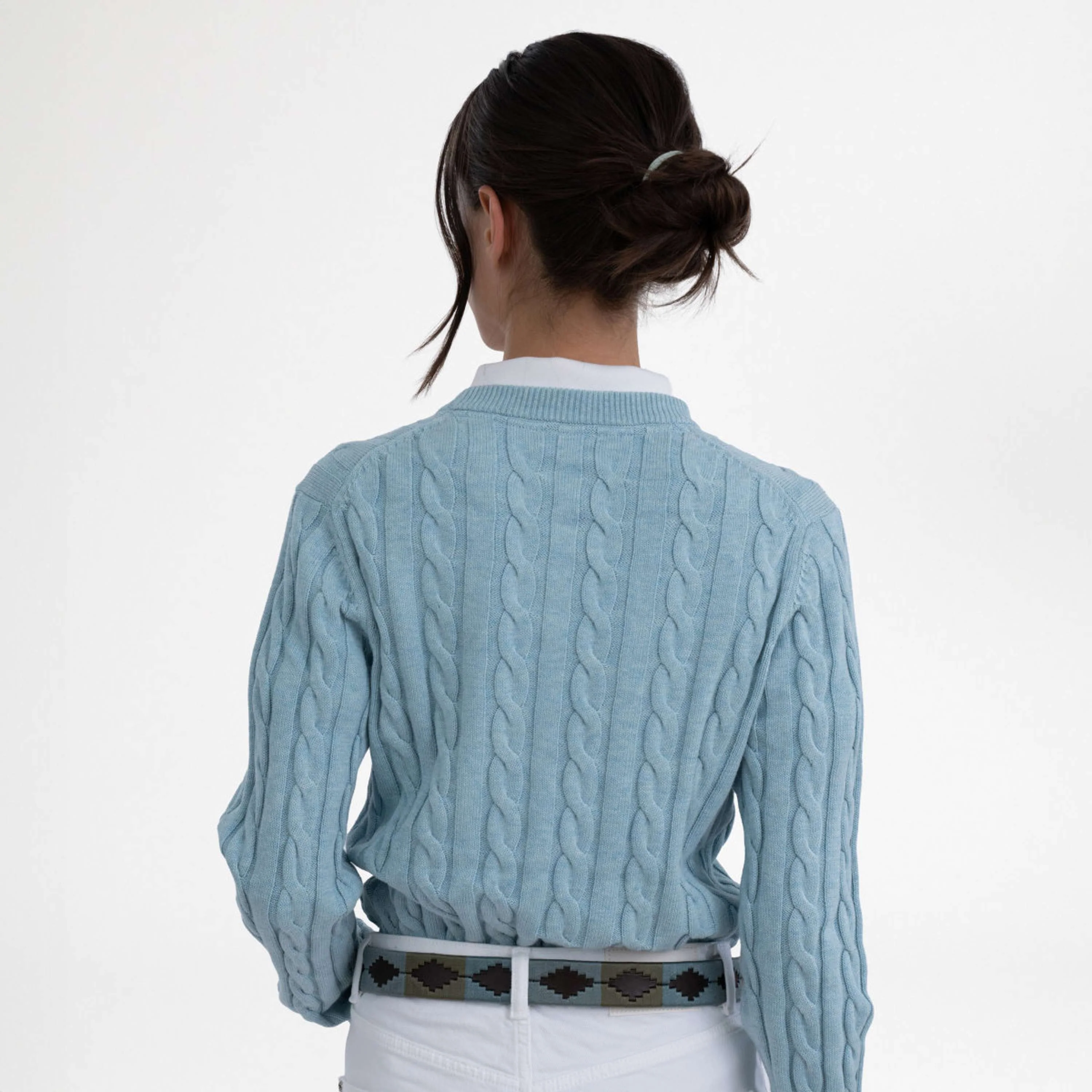 HV Polo Pullover HVPTally Aqua Sky - Image 3