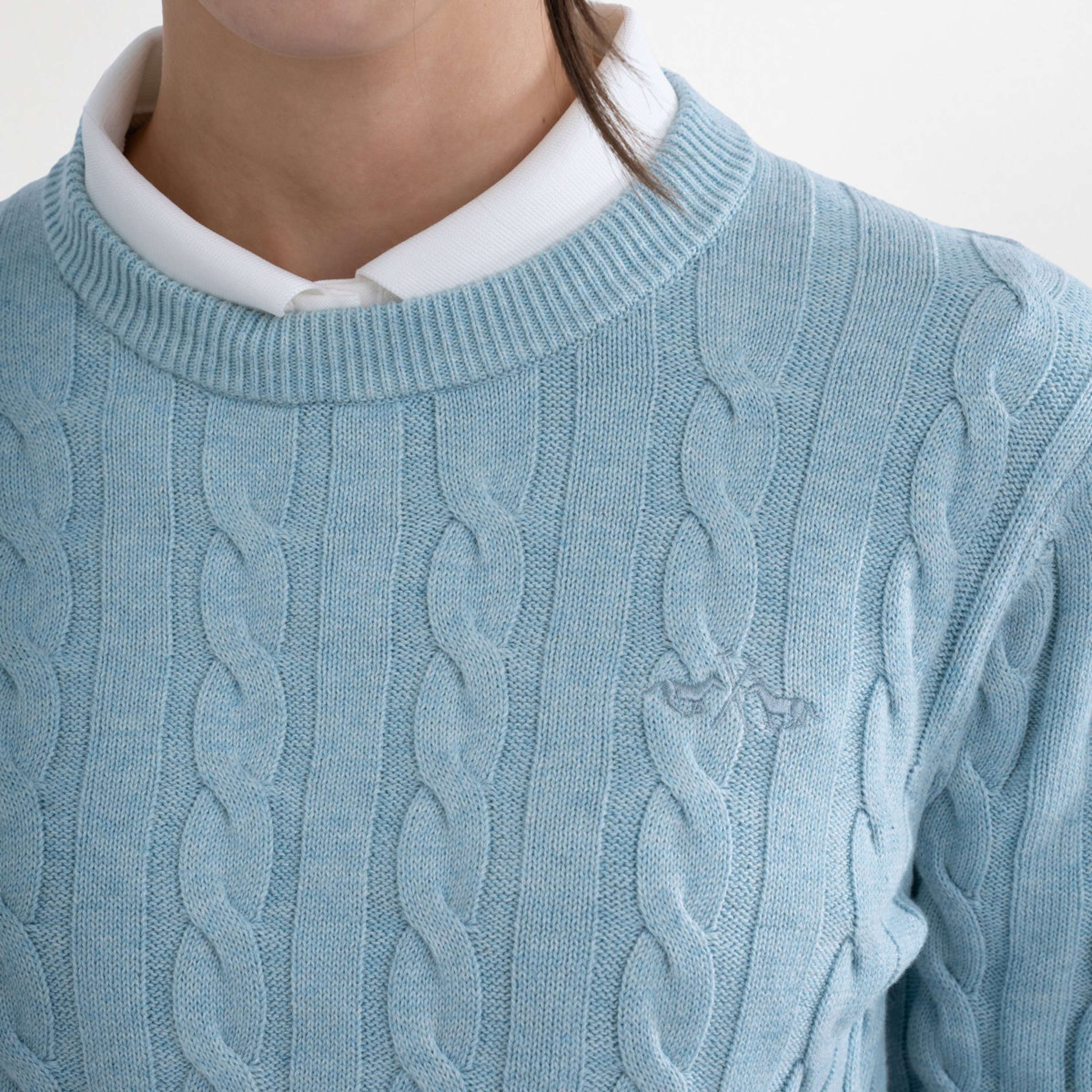 HV Polo Pullover HVPTally Aqua Sky - Image 4