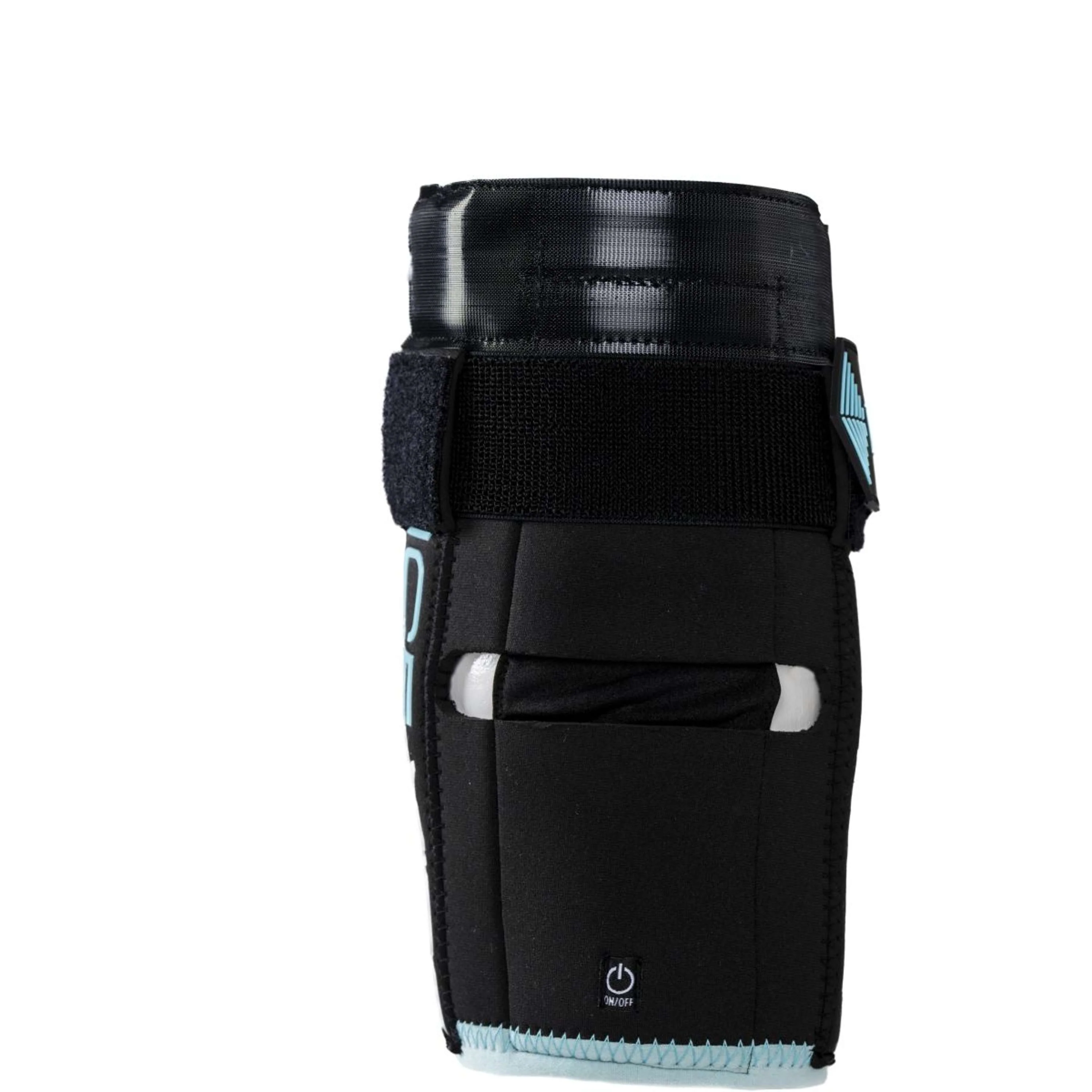 Ice-Vibe Knee Wrap II 2 Pièces Noir/Aqua - Image 3