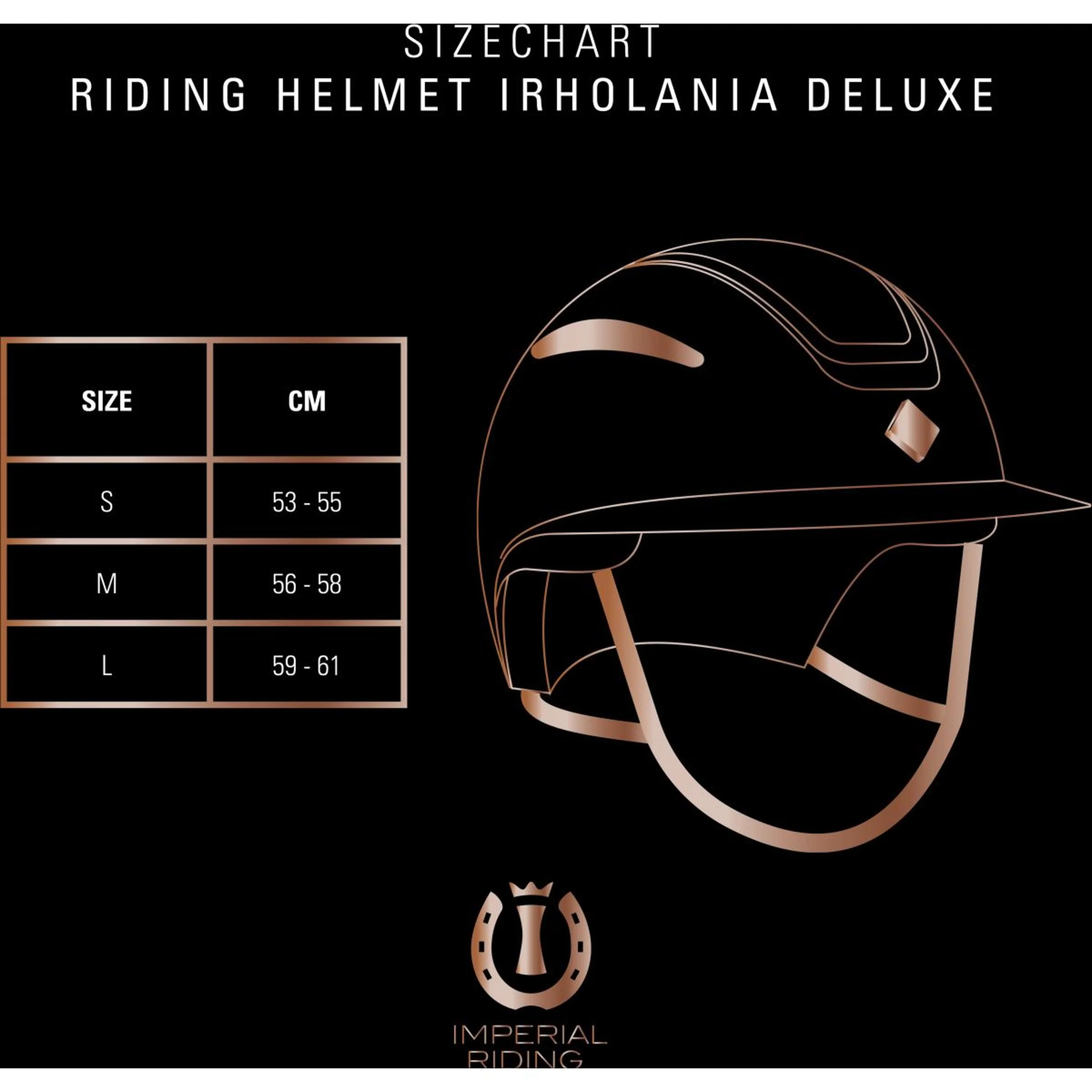 Imperial Riding Bombe IRHOLania Deluxe Big Visor Marron - Image 2
