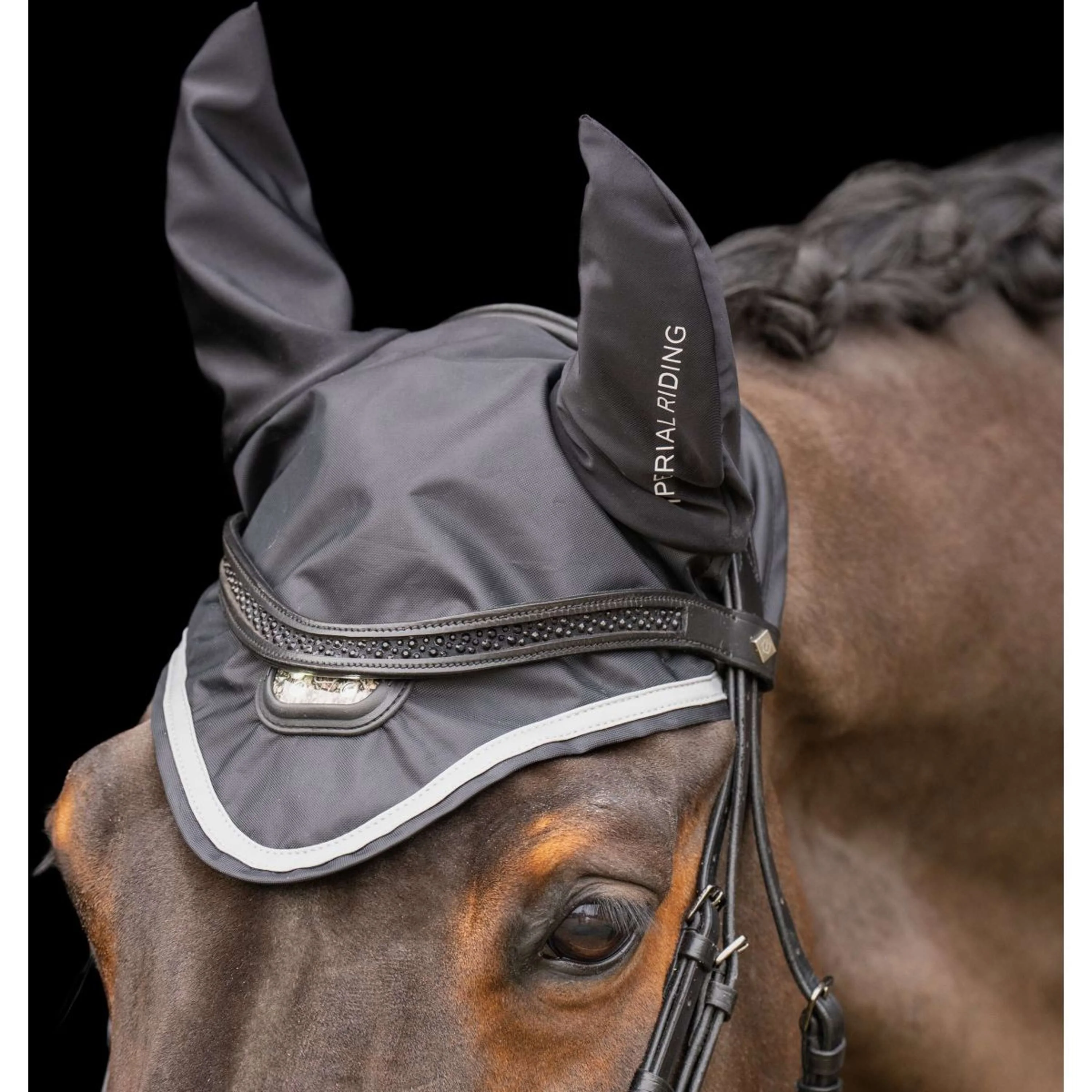 Imperial Riding Bonnet Anti-Mouches IRHLuminous Noir - Image 2