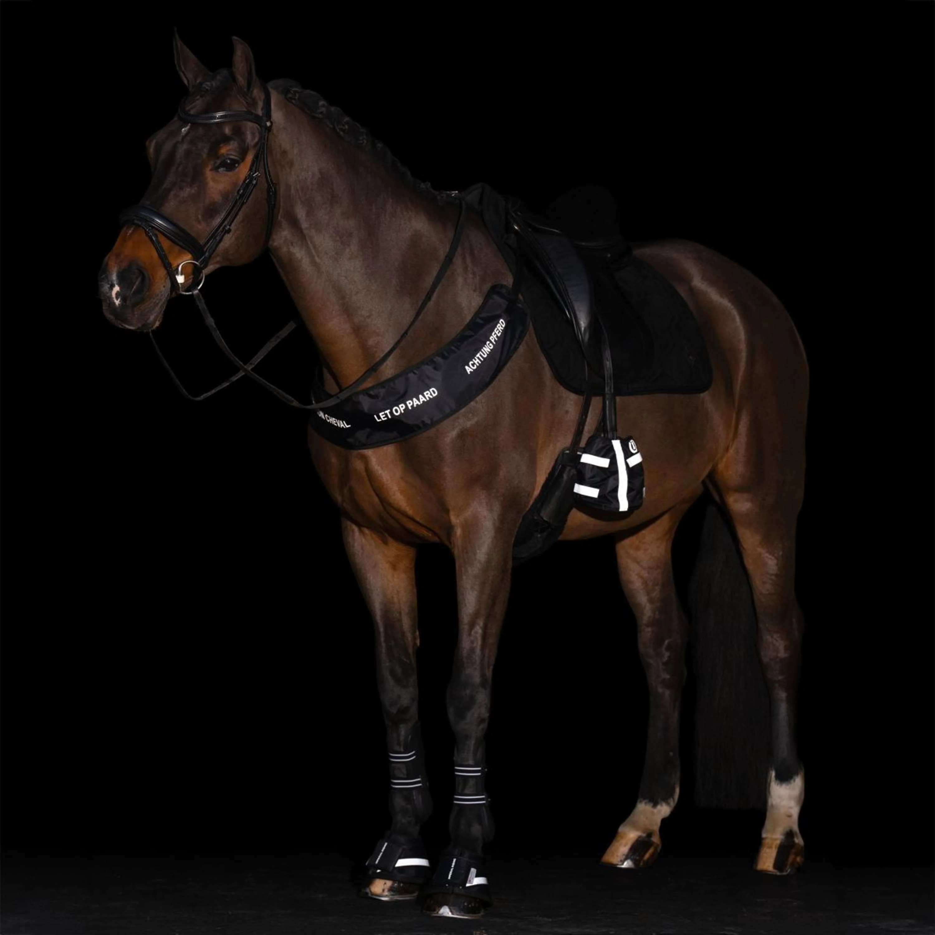 Imperial Riding Chauffe-Orteils IRHReflective Noir - Image 4