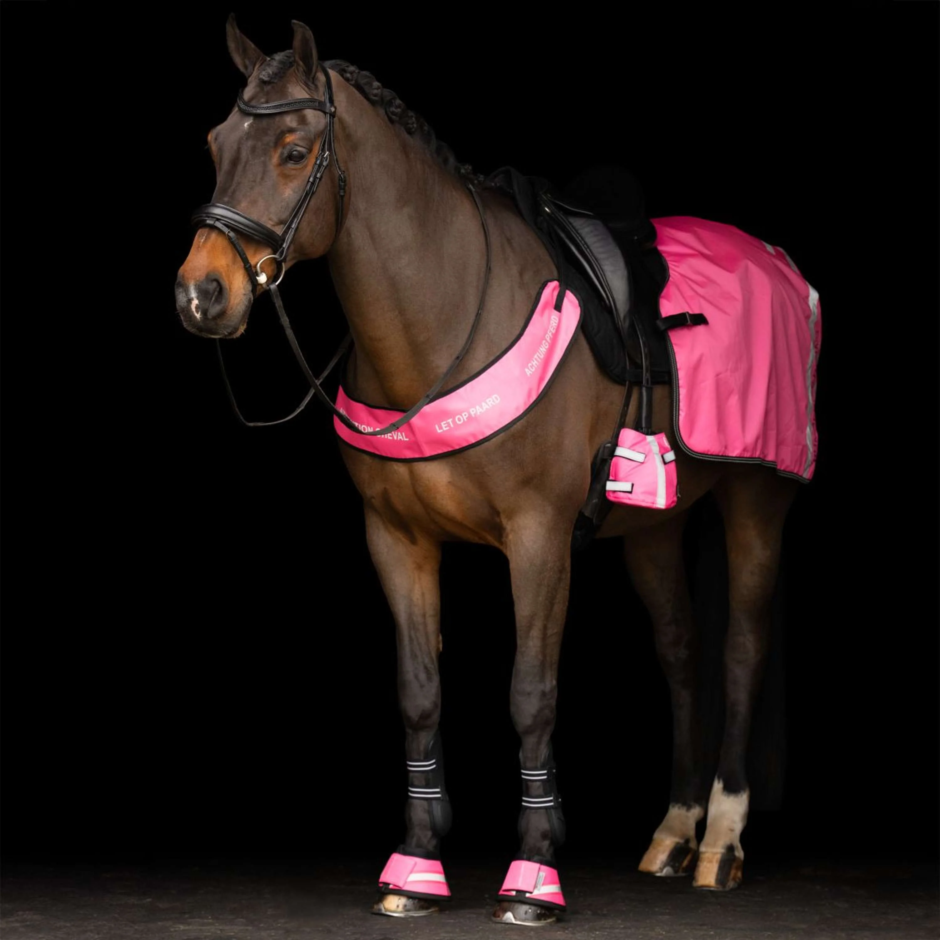 Imperial Riding Couvre-reins IRHReflective Néon Rose - Image 2