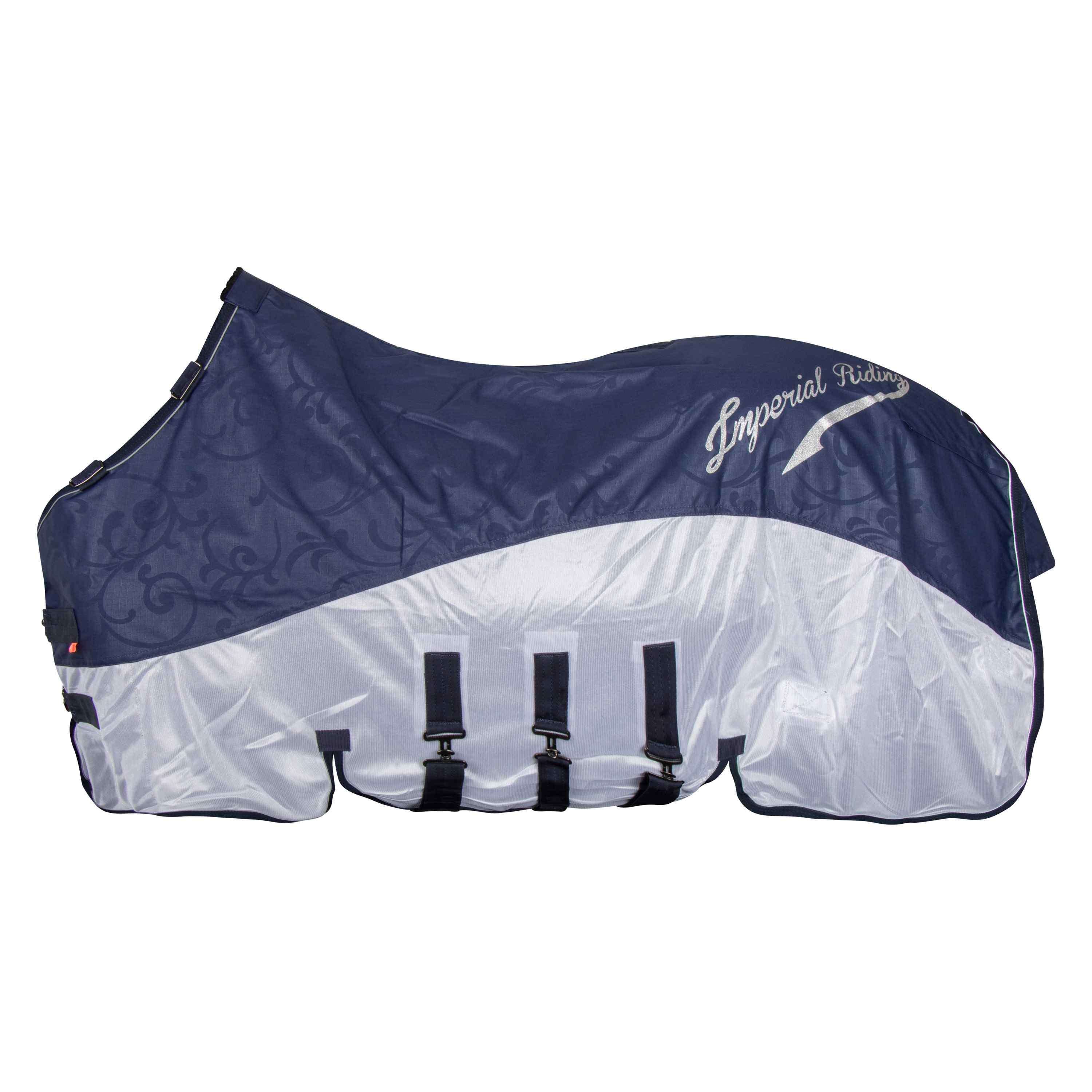 Imperial Riding Moustiquaire et Couverture de Protection Contre la Pluie IRHSuper-Dry Marin - Image 2