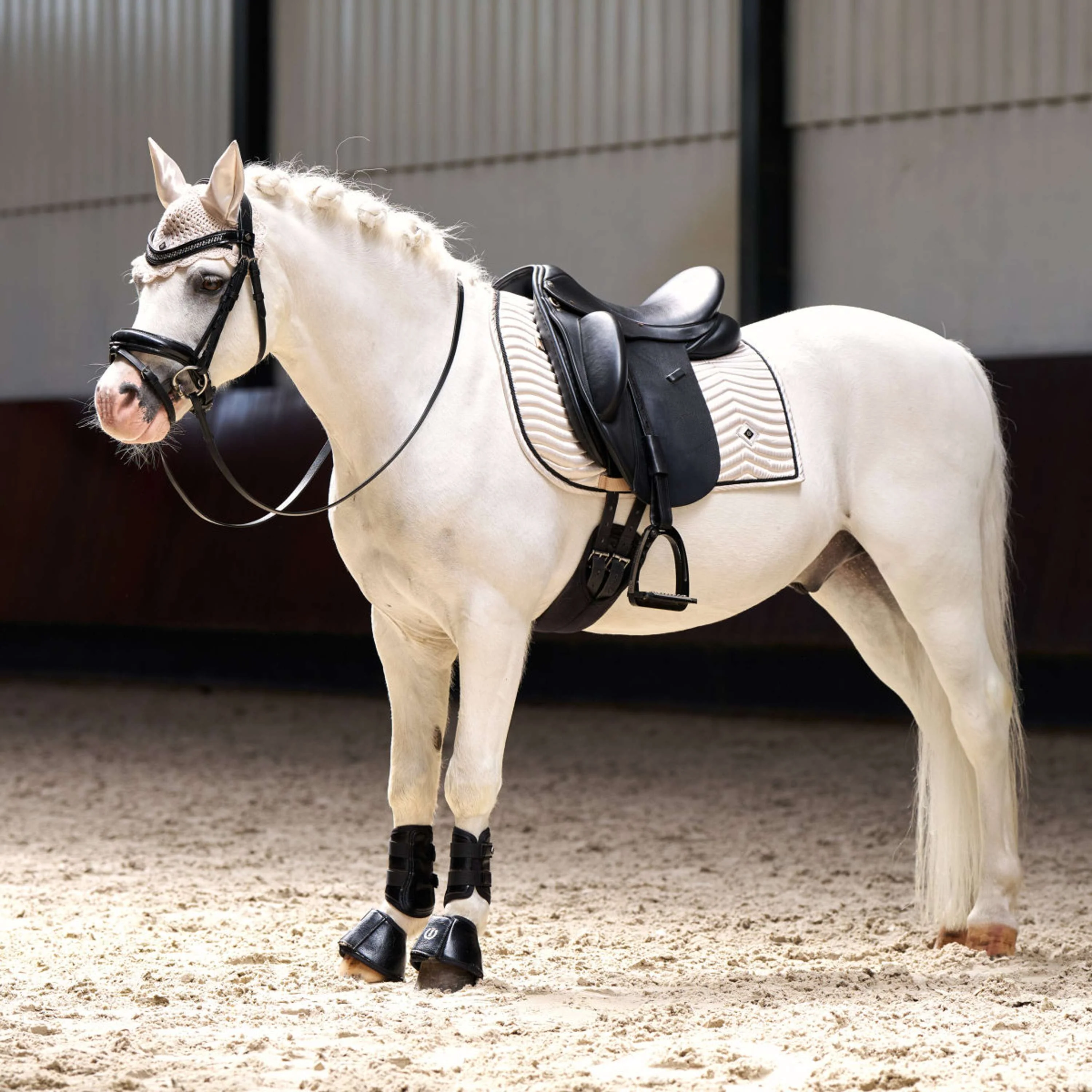 Imperial Riding Tapis de Selle IRHRebel Dressage Gris - Image 2
