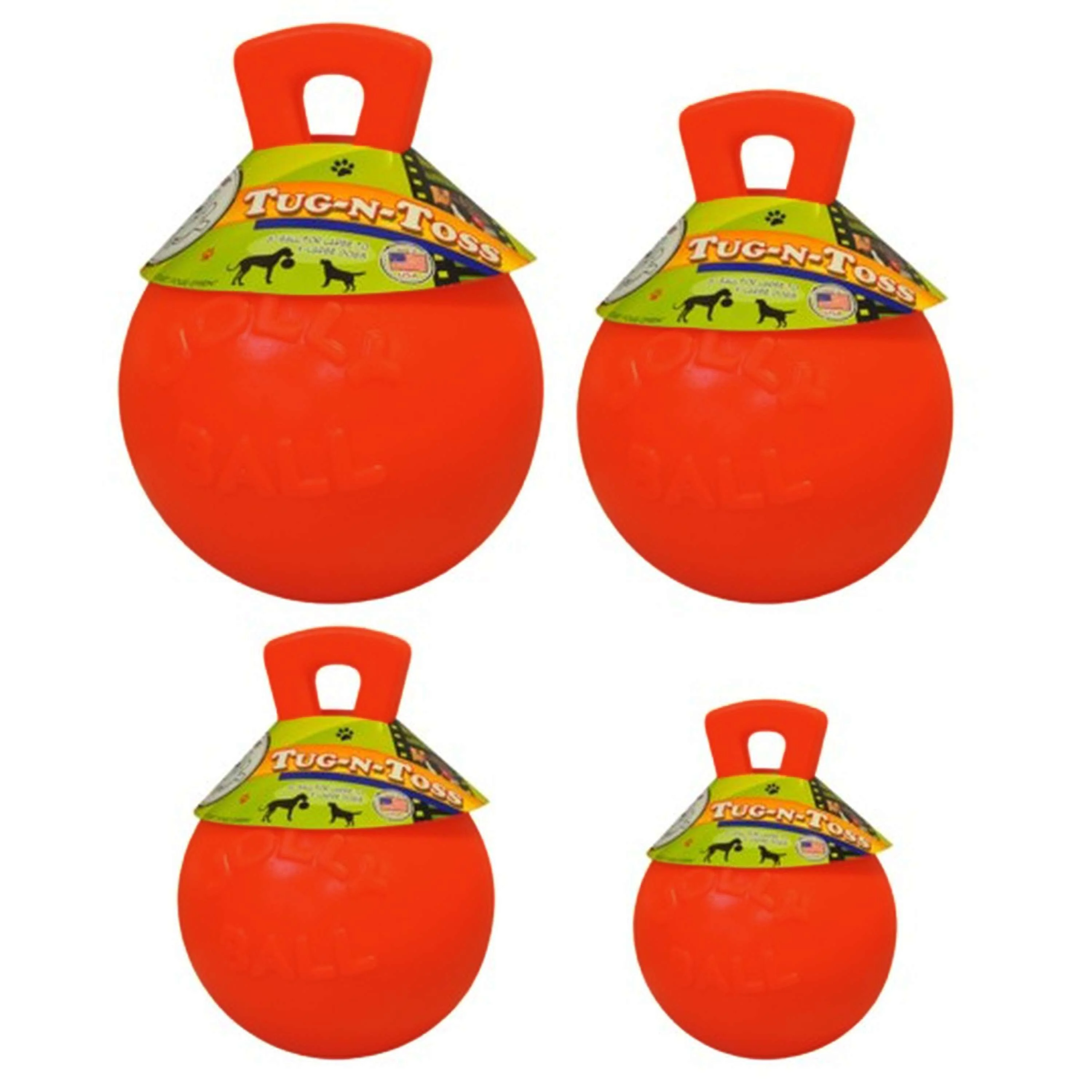 Jolly Ball Tug-n-Toss Orange - Image 2