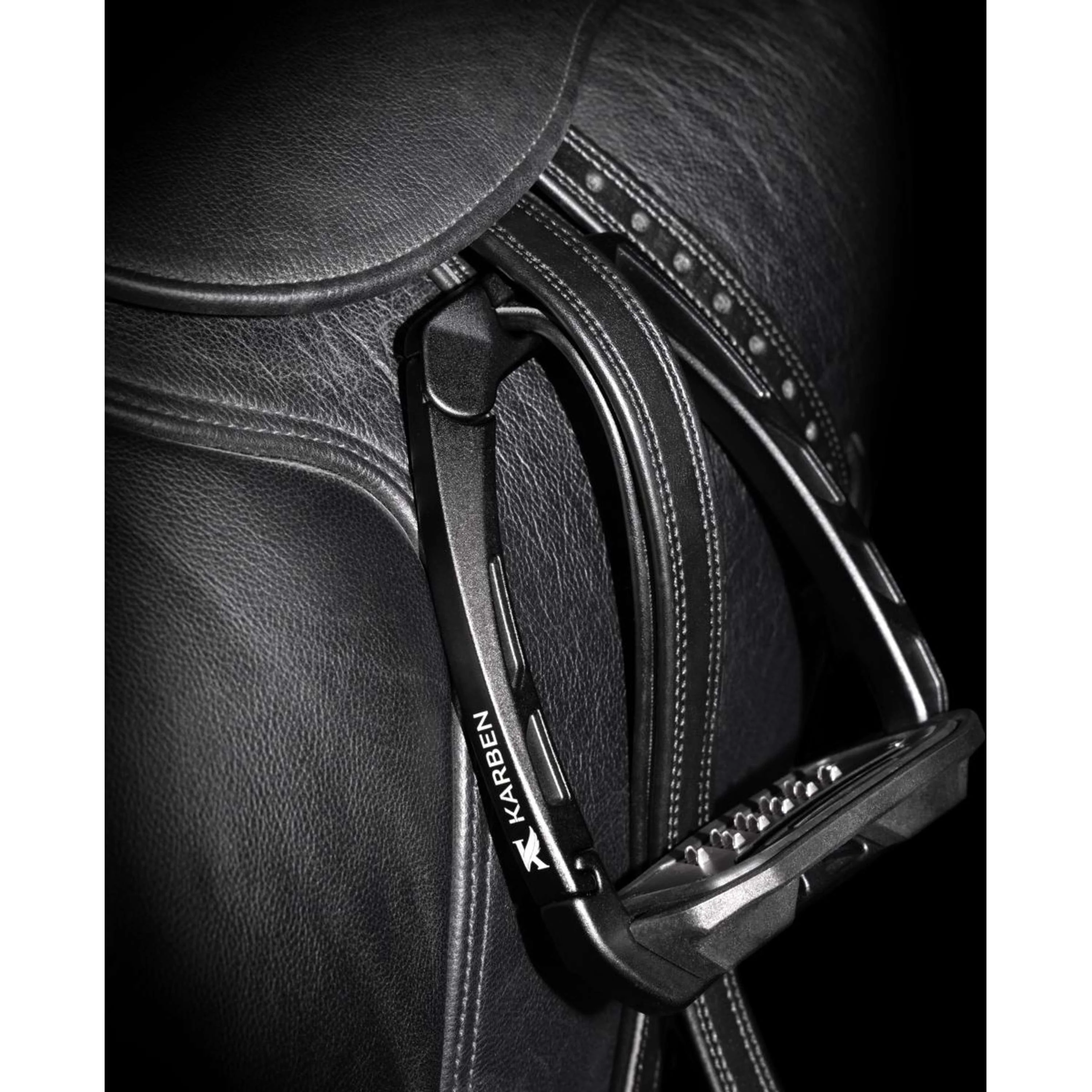 Karben by Shires Étrier Ultra Grip Noir - Image 2