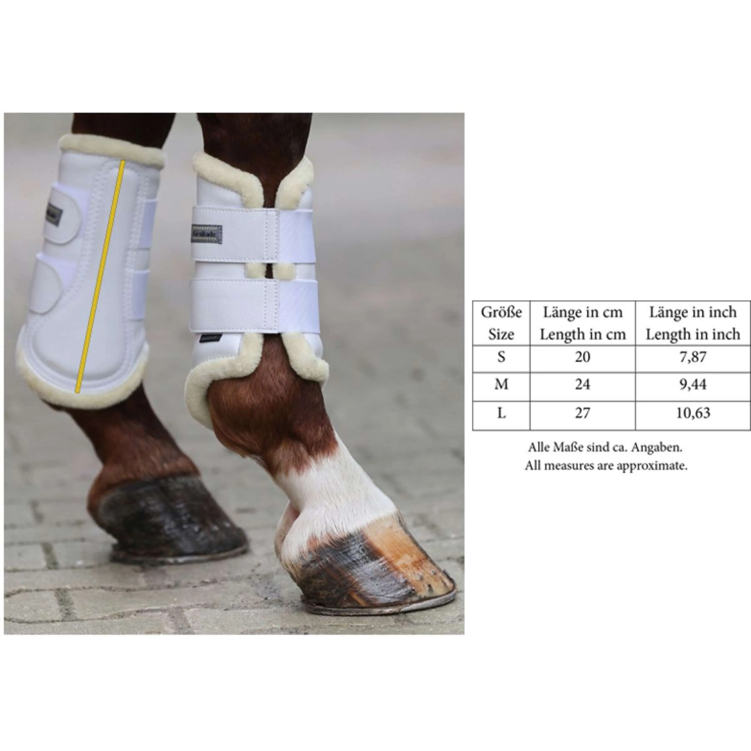 Kavalkade Dressage Boots avec Fausse Fourrure Blanc - Image 7